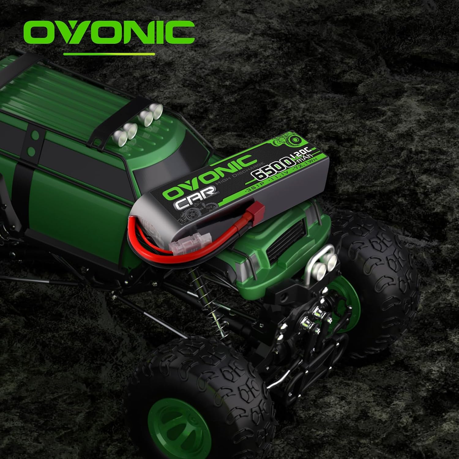 Ovonic Batteria Lipo 3S 6500mAh 11.1V Deans (2 pezzi) - immagine 5