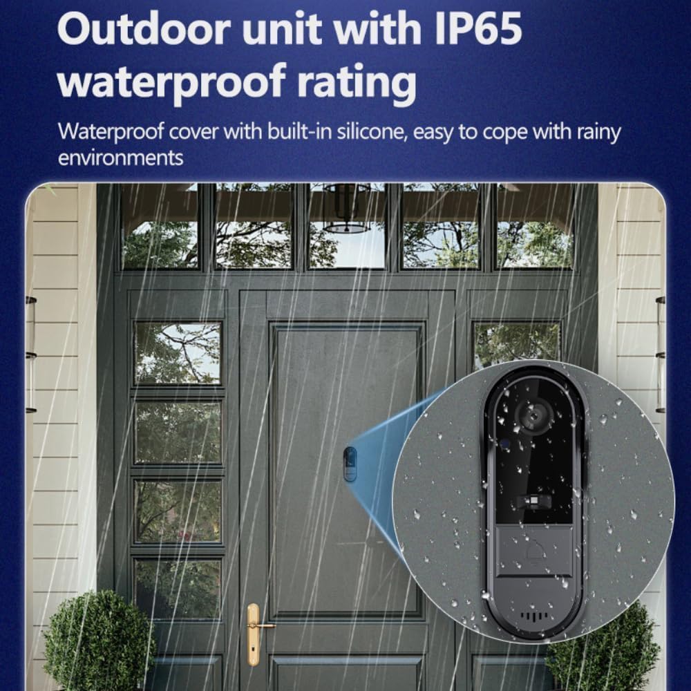 Winnes Videocitofono 1080P con Telecamera 170° - immagine 3