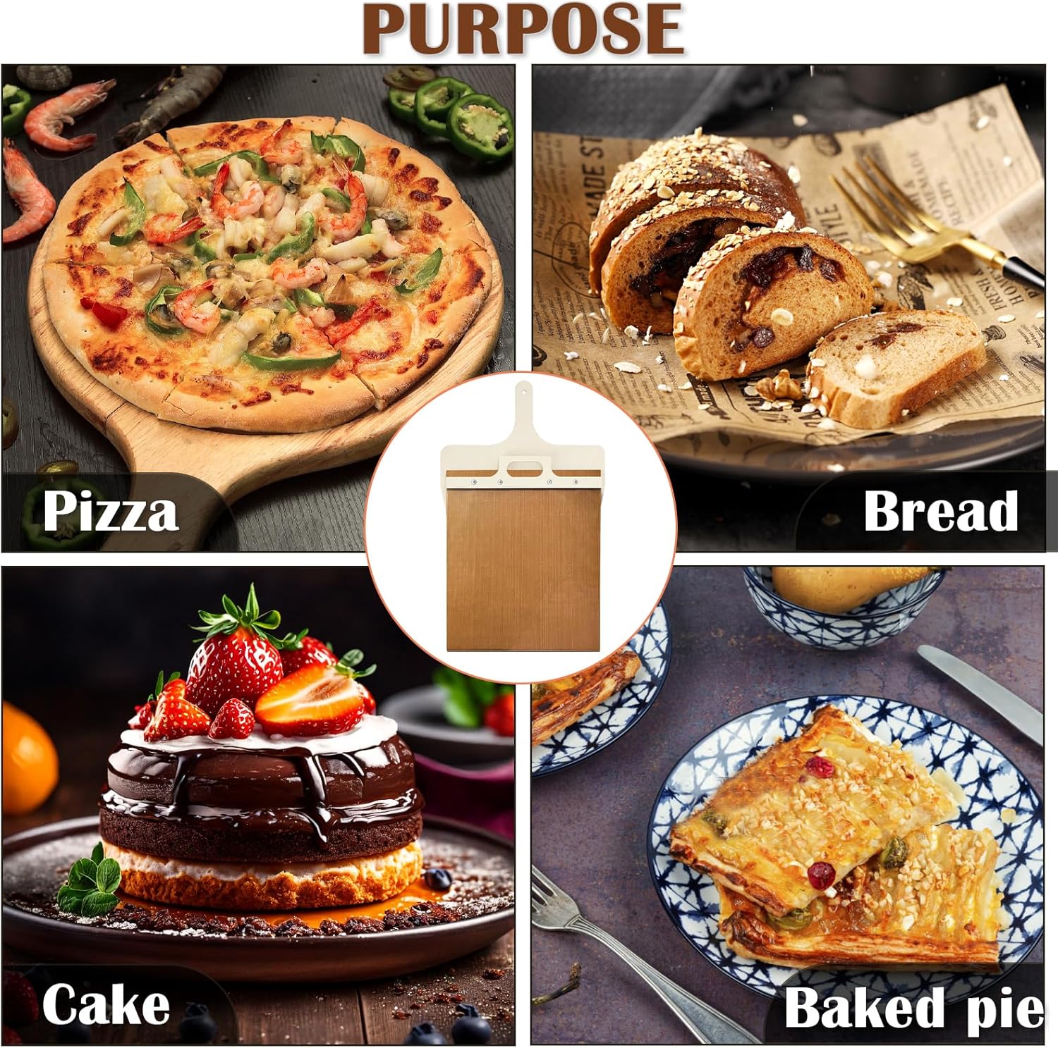 Sliding Pizza Peel - Pala Pizza Scorrevole Antiaderente - immagine 3