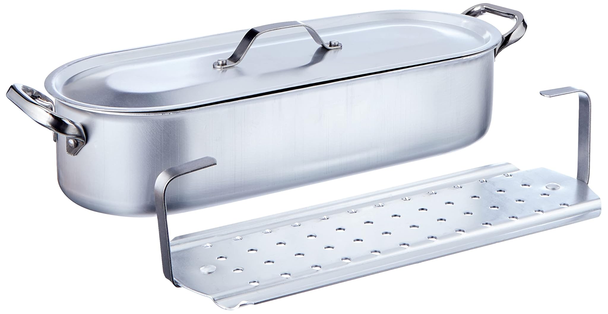 Pentole Agnelli ALMA11840 Pesciera con Coperchio 40cm