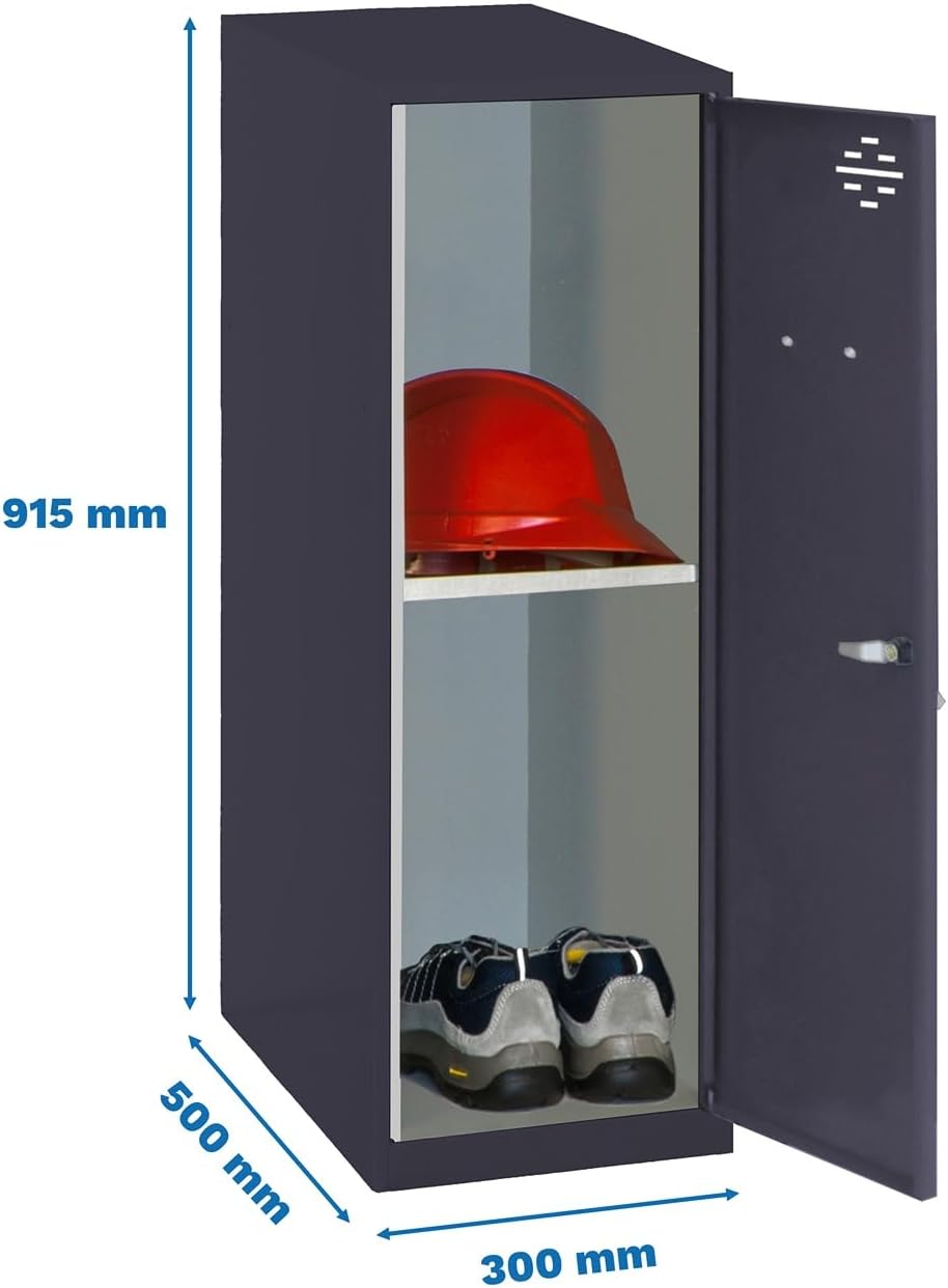 SimonRack Armadietto Metallico Multiuso, Antracite - immagine 2