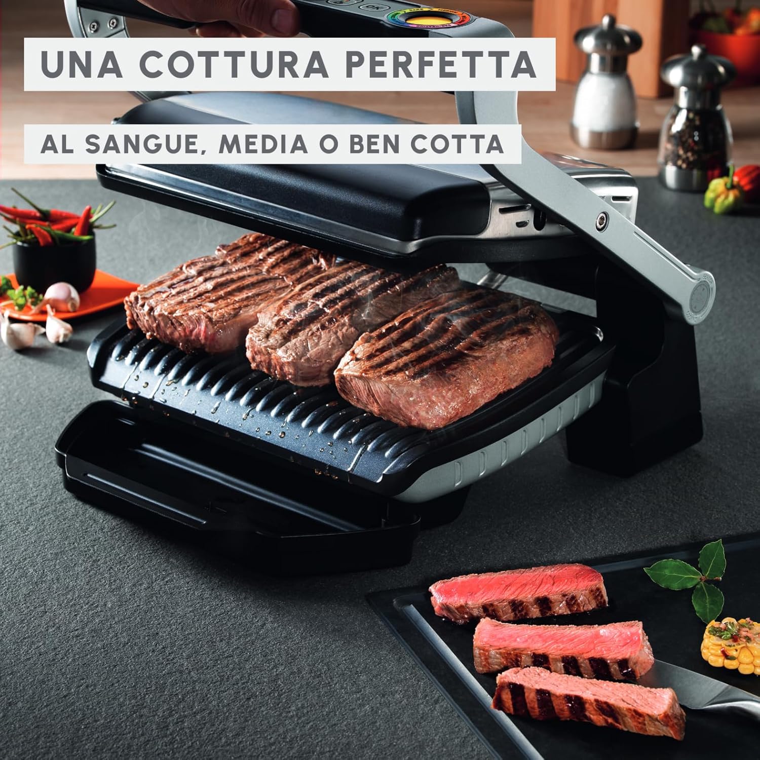 Moulinex Optigrill+ Griglia Elettrica con 6 Programmi - immagine 3