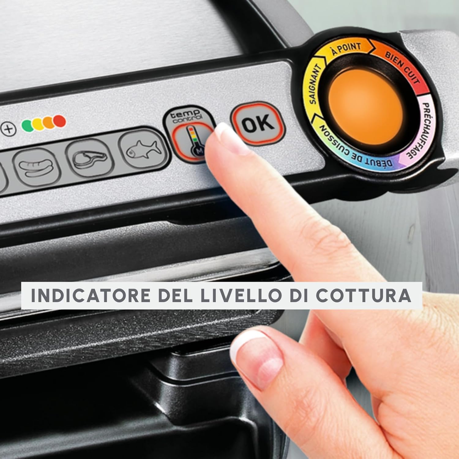 Moulinex Optigrill+ Griglia Elettrica con 6 Programmi - immagine 5