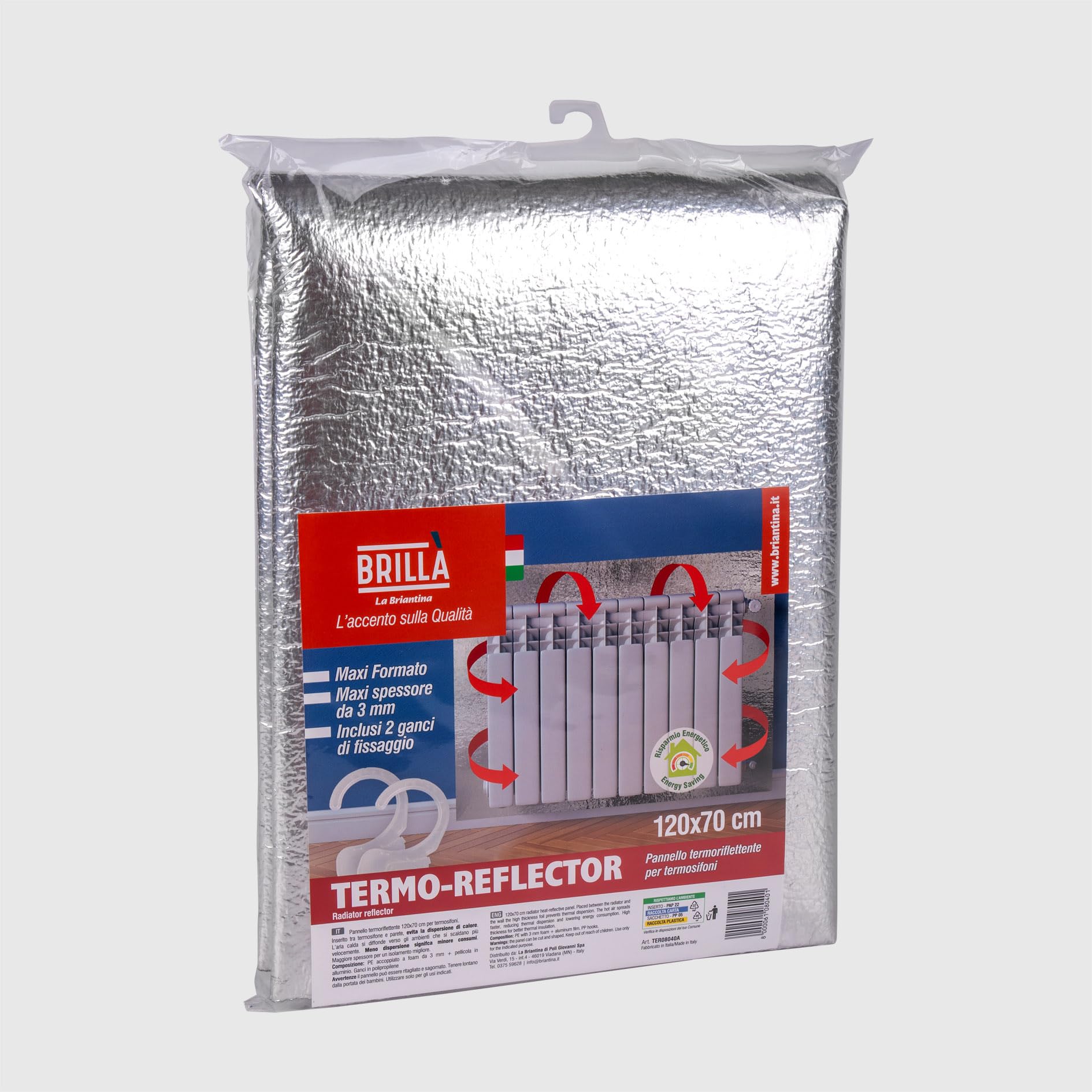 La Briantina Pannello Termoriflettente per Caloriferi