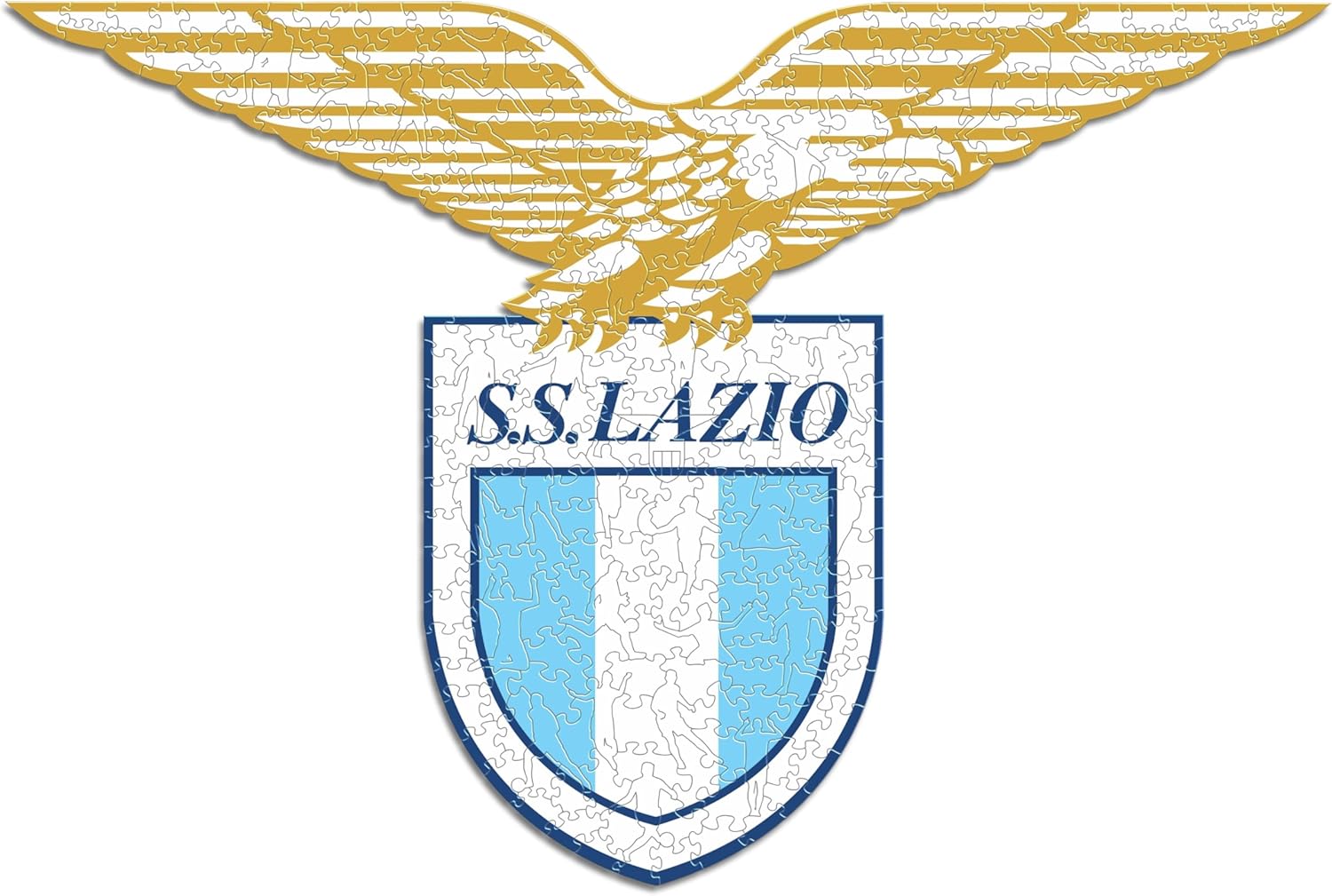 Iconic Puzzles - Puzzle in Legno Lazio Logo 500 Pezzi - immagine 3