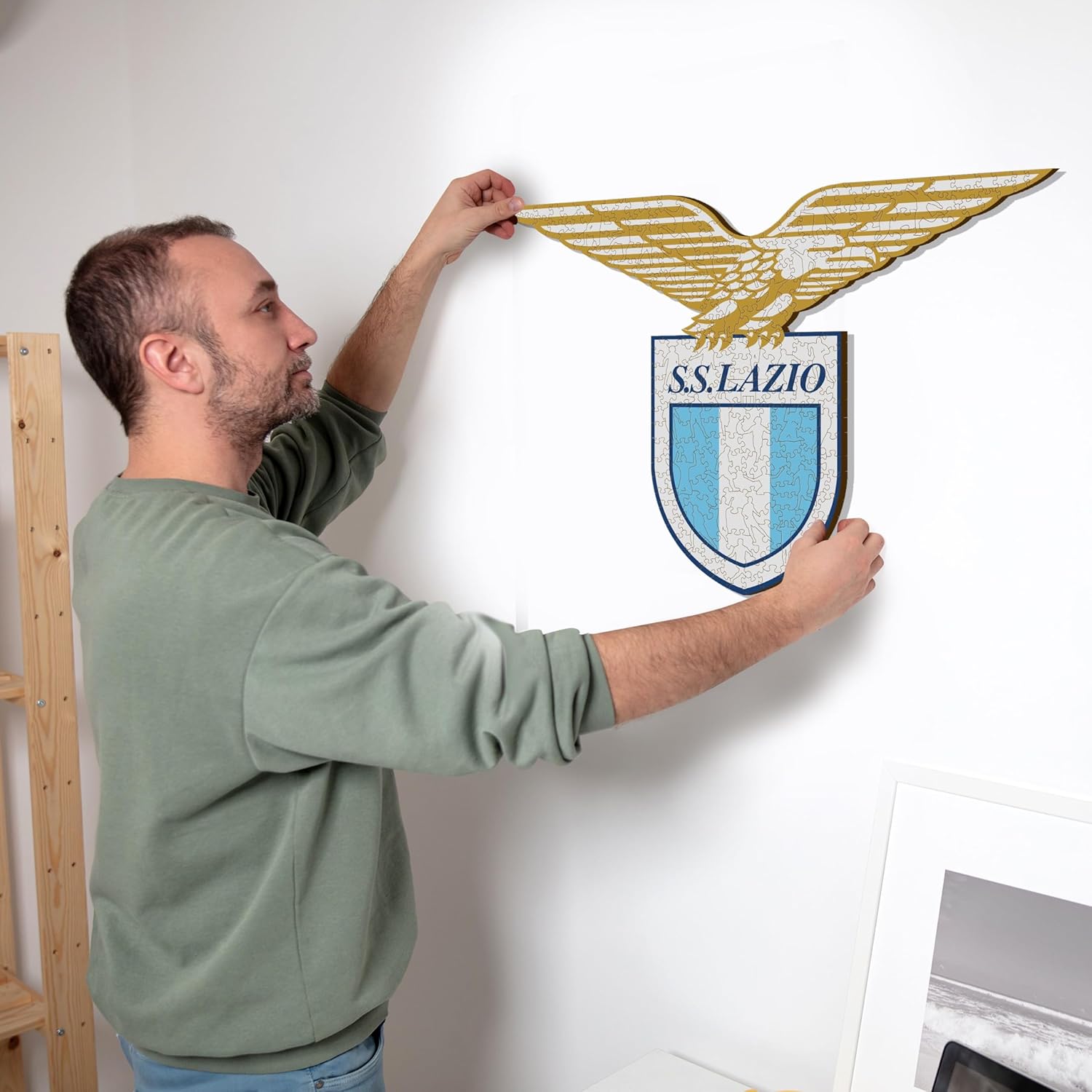 Iconic Puzzles - Puzzle in Legno Lazio Logo 500 Pezzi - immagine 8