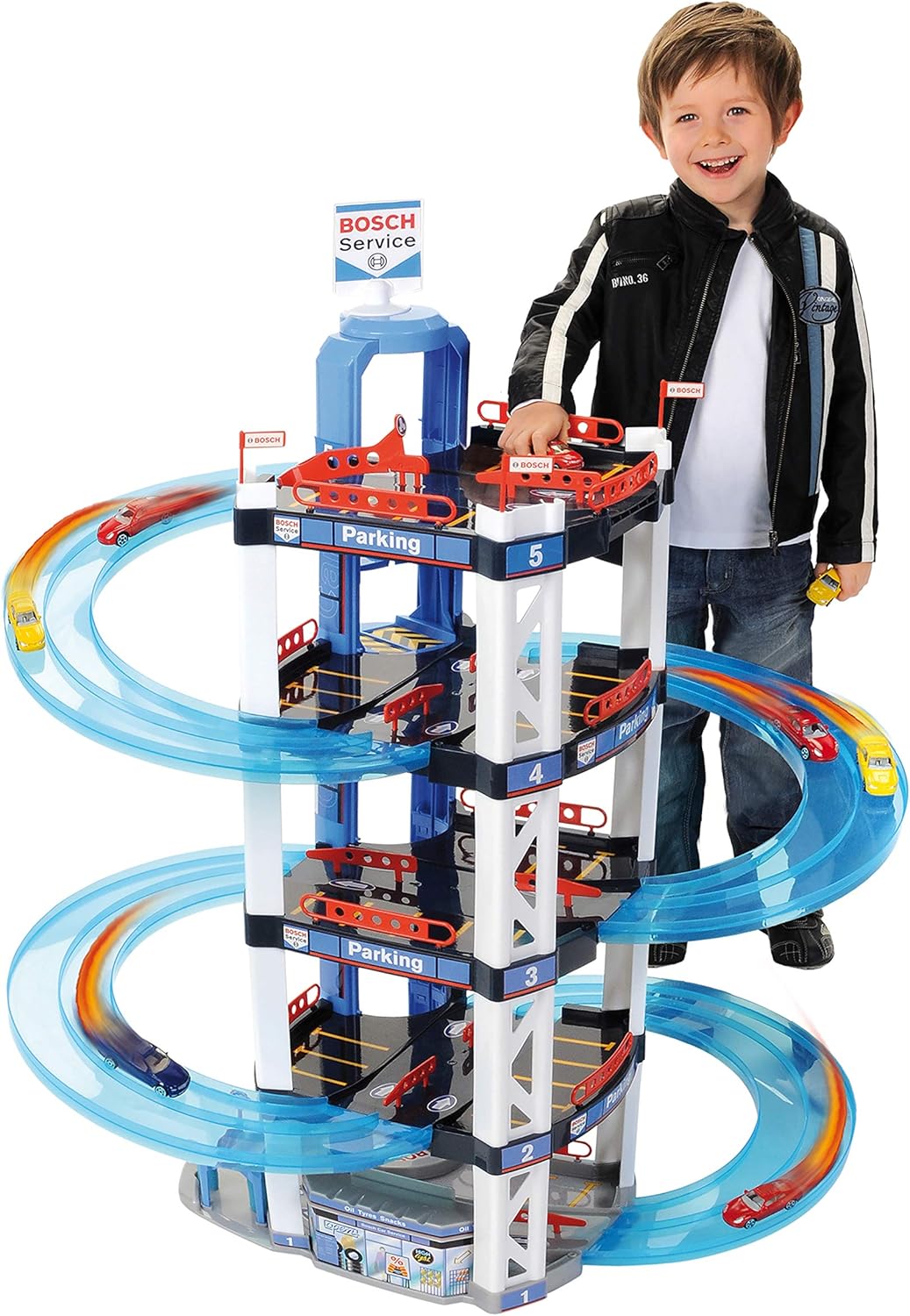 Theo Klein Autosilo Bosch Car Service 5 Piani - immagine 3