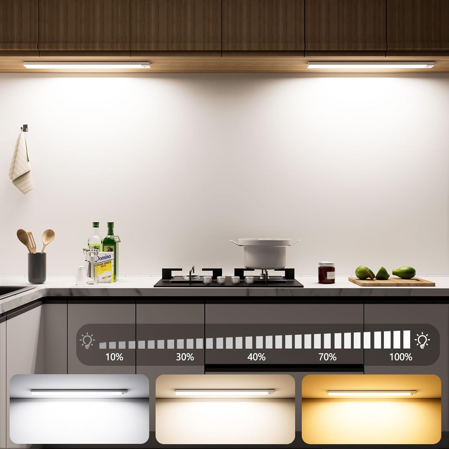 Ouila Luce Led Sottopensile Cucina 2PCS 43CM - immagine 1