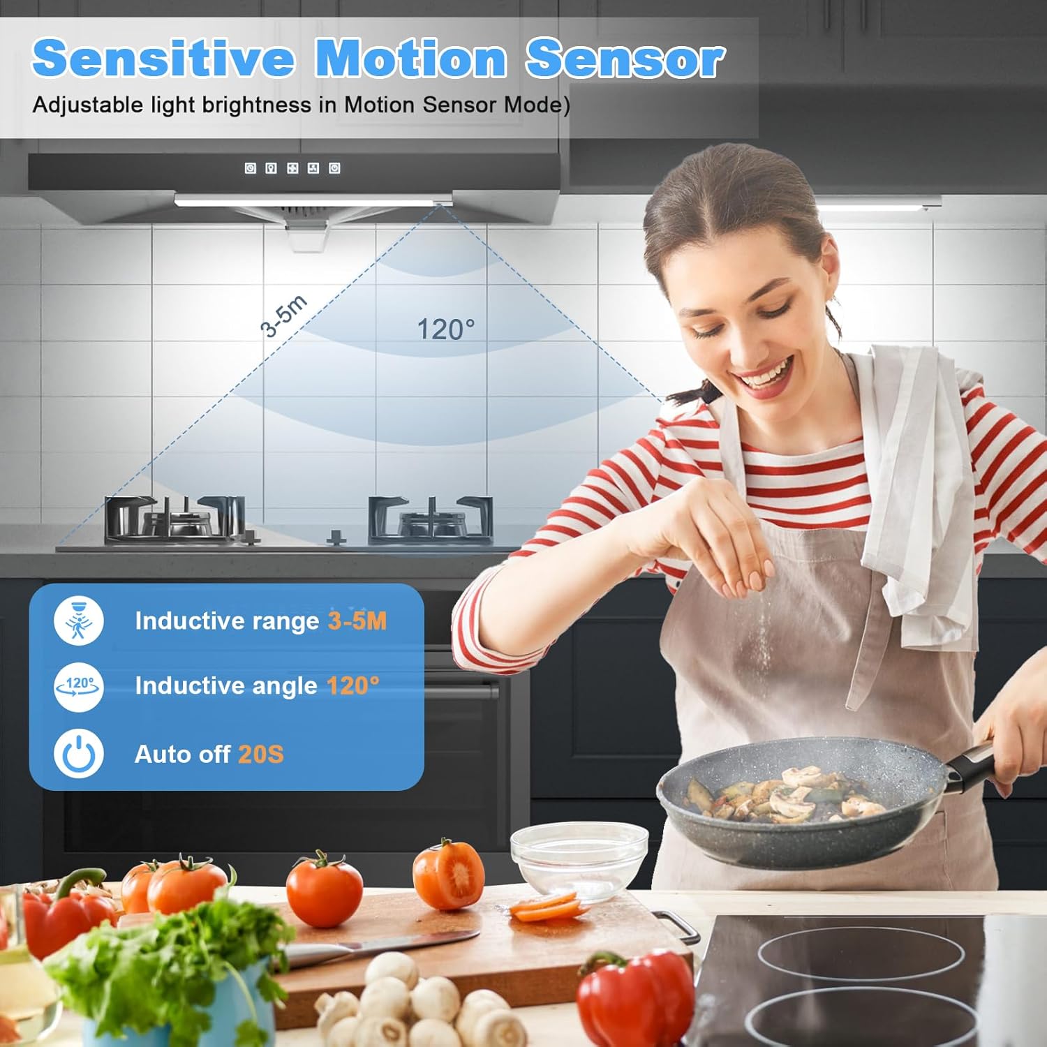 Ouila Luce Led Sottopensile Cucina 2PCS 43CM - immagine 5