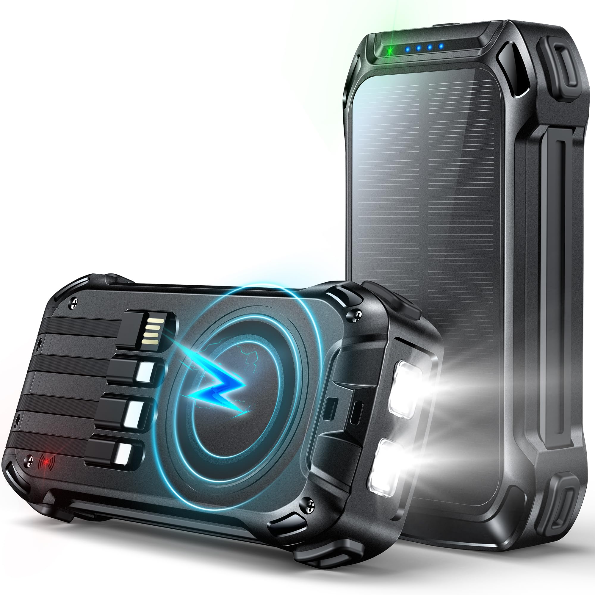 Solar Power Bank 26800mAh 30W PD 3.0 USB-C