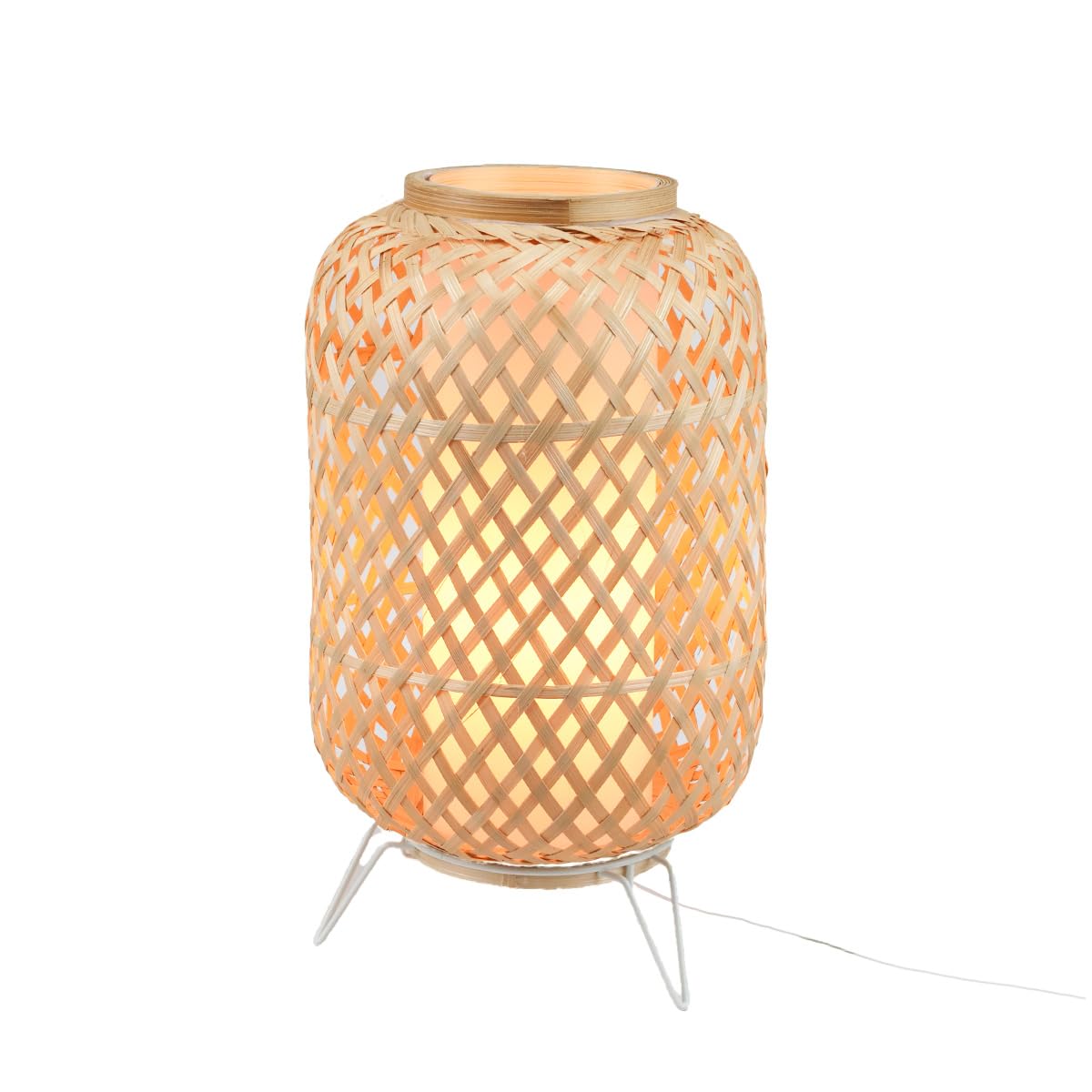 Alpinaluz Lampada da Tavolo in Vimini E27