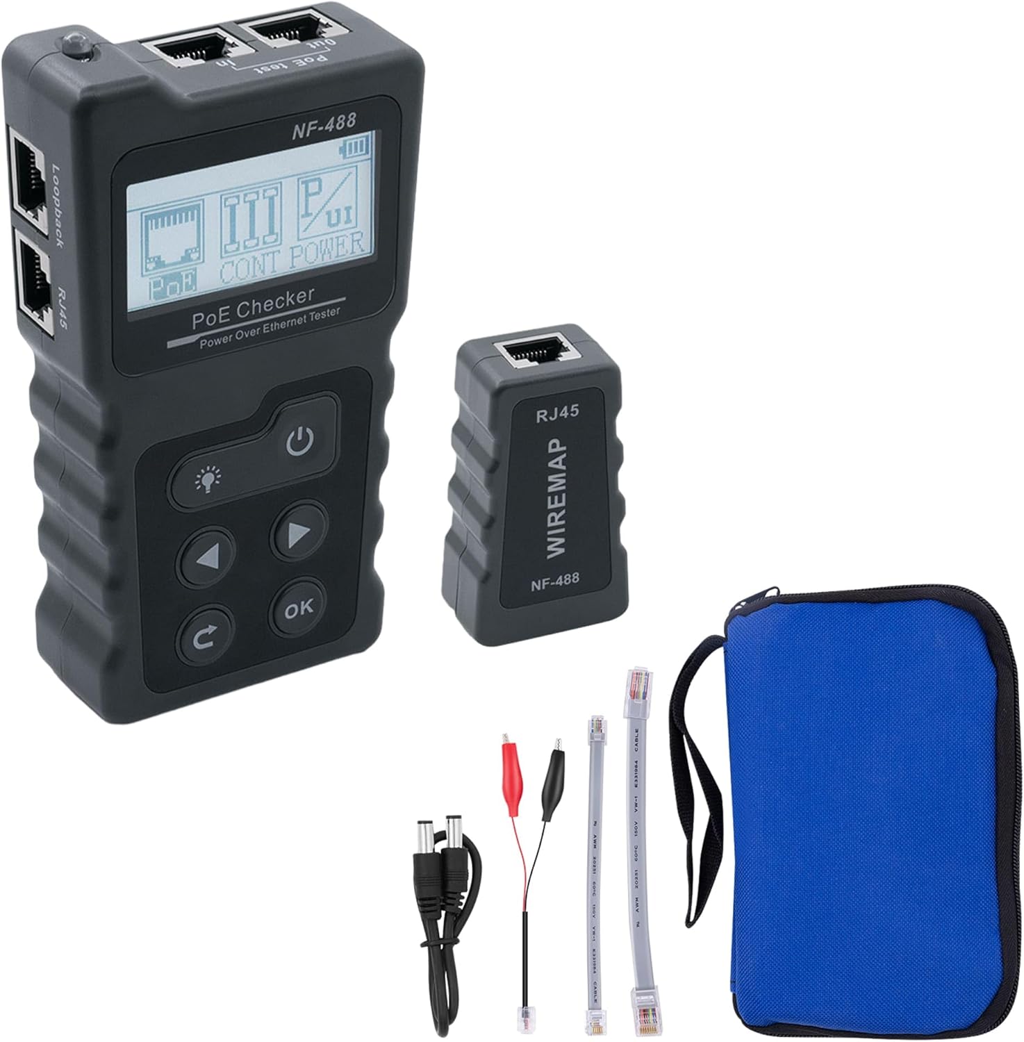 Mcbazel - Tester di Rete RJ45 con Display LCD - immagine 1