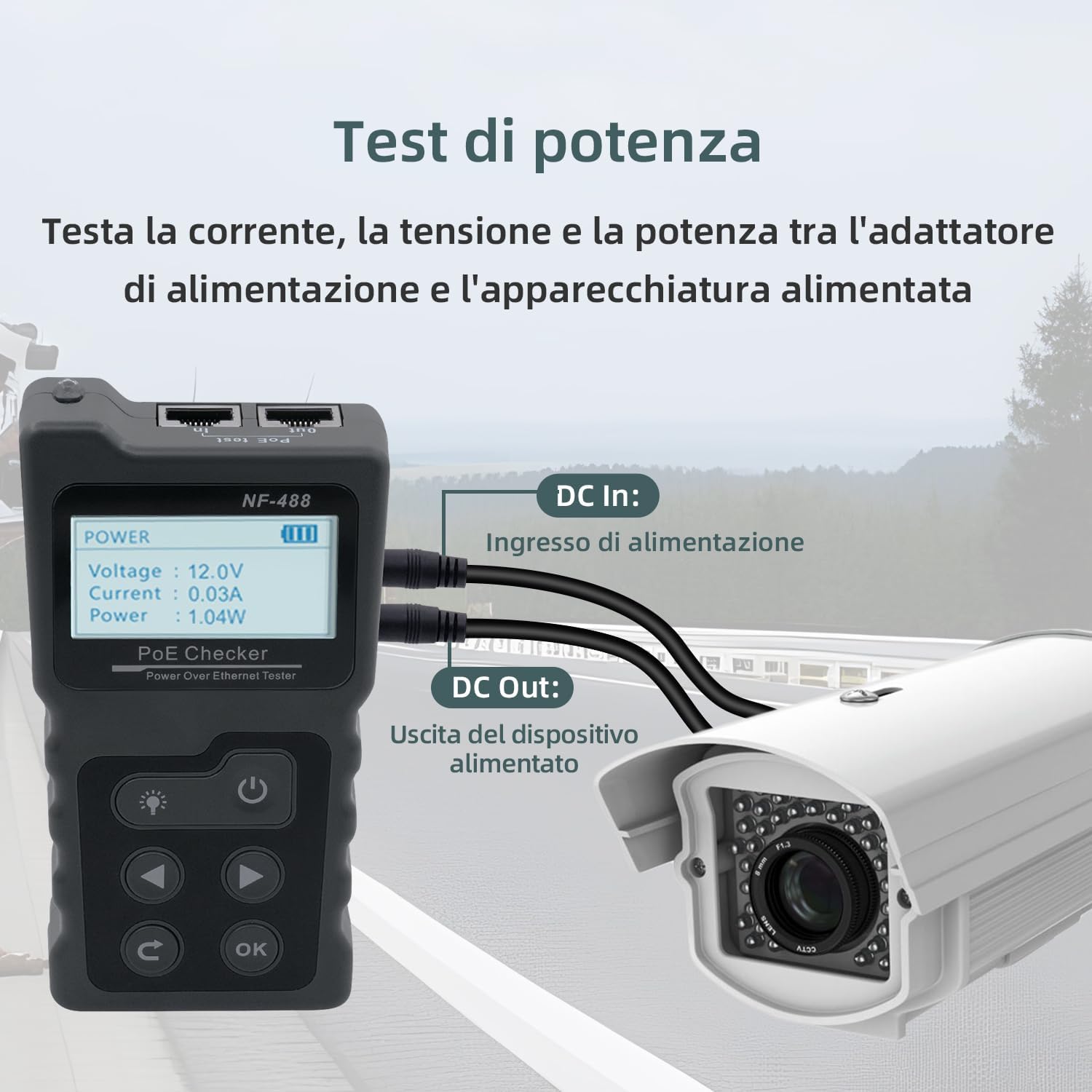 Mcbazel - Tester di Rete RJ45 con Display LCD - immagine 5