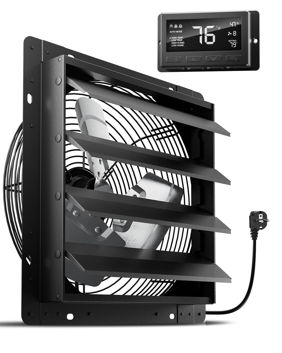 Hg Power Ventilatore di Scarico 350 mm 2200m³/h