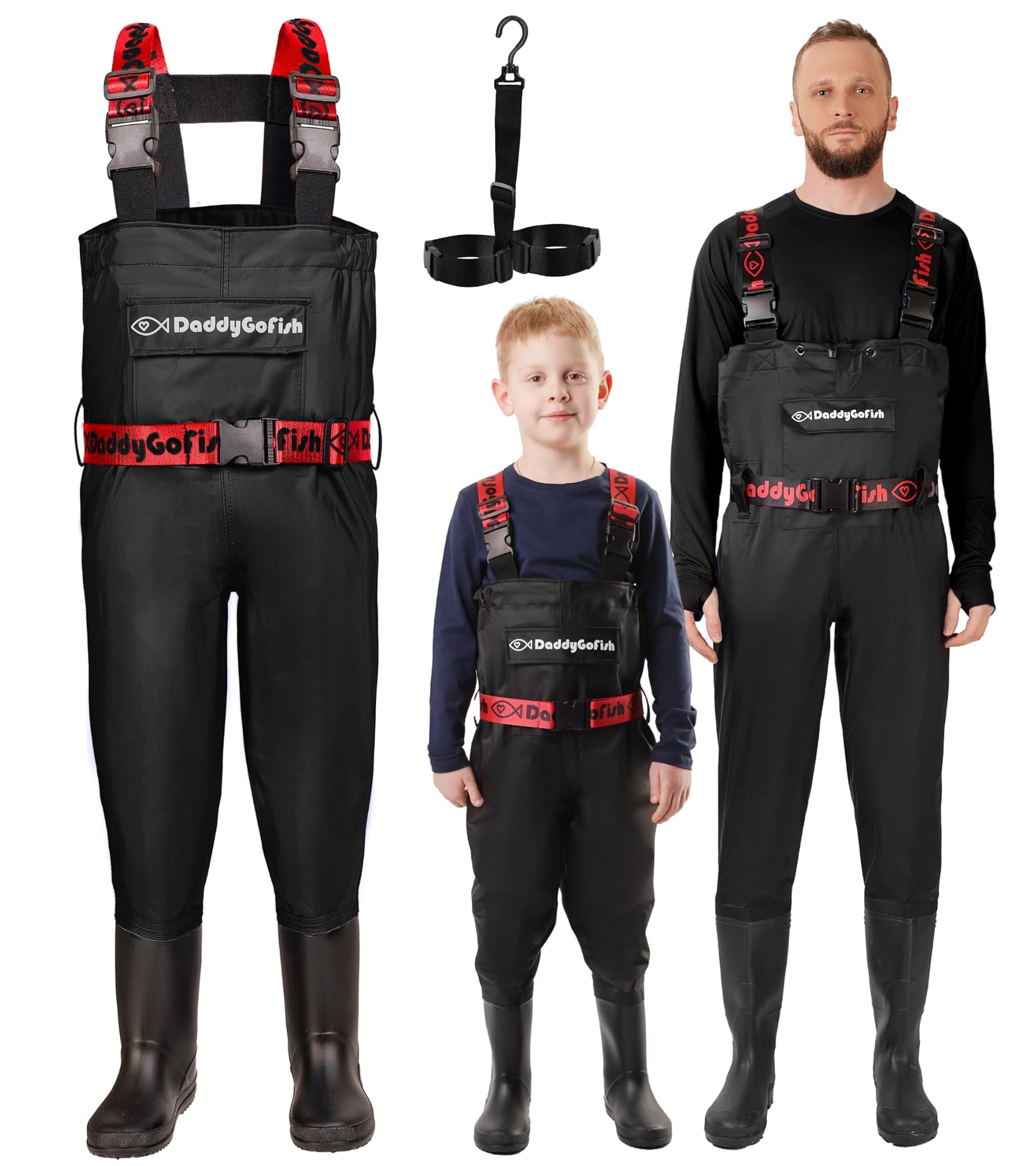 DaddyGoFish Waders per Bambini e Adulti