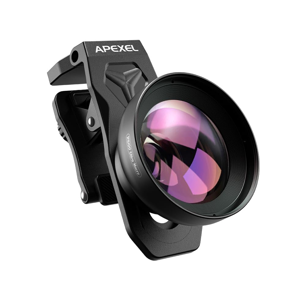 APEXEL 100Ultra Obiettivo Macro - Versione avanzata per iPhone, Samsung, Pixel