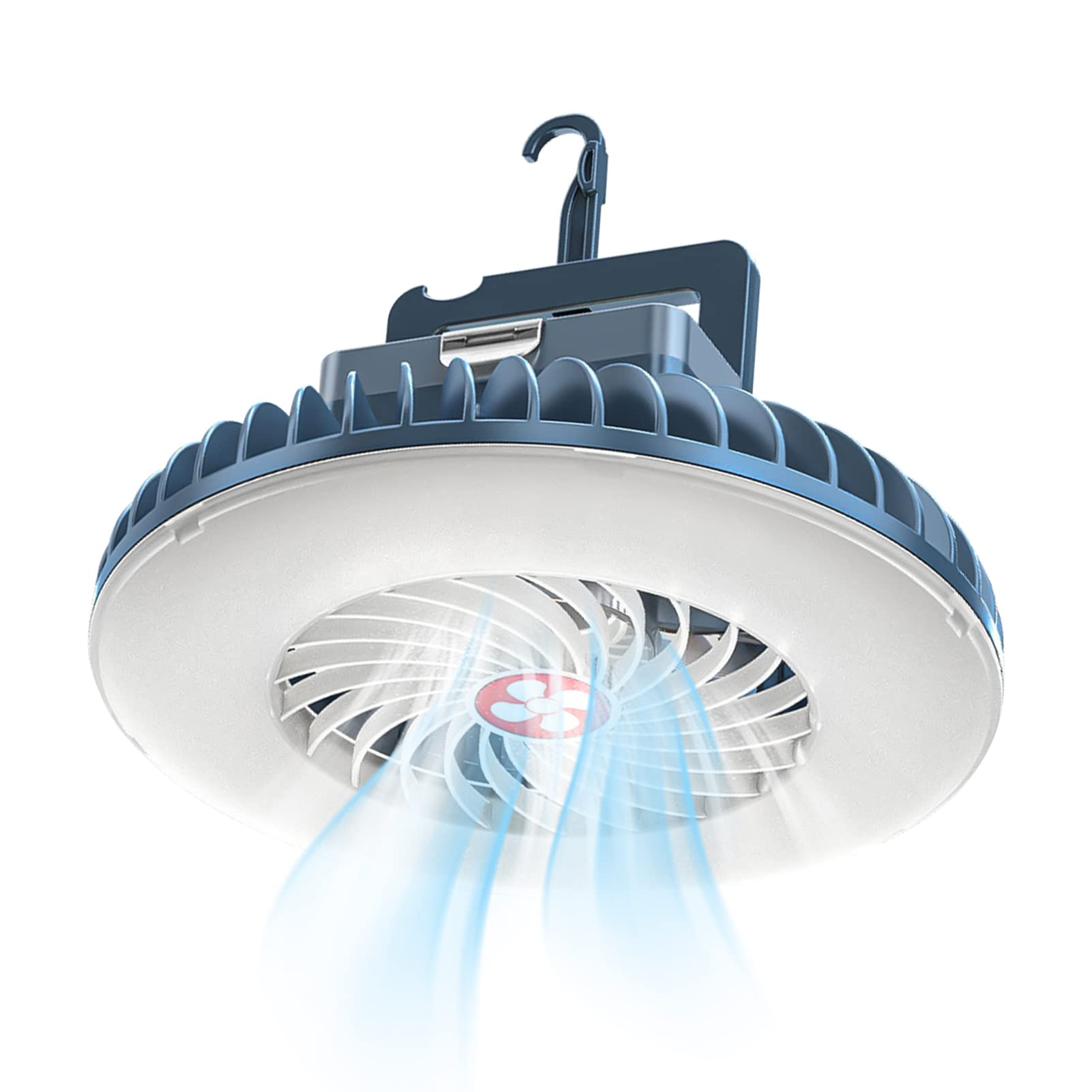 Civikyle Lampada da Campeggio LED con Ventilatore USB Ricaricabile