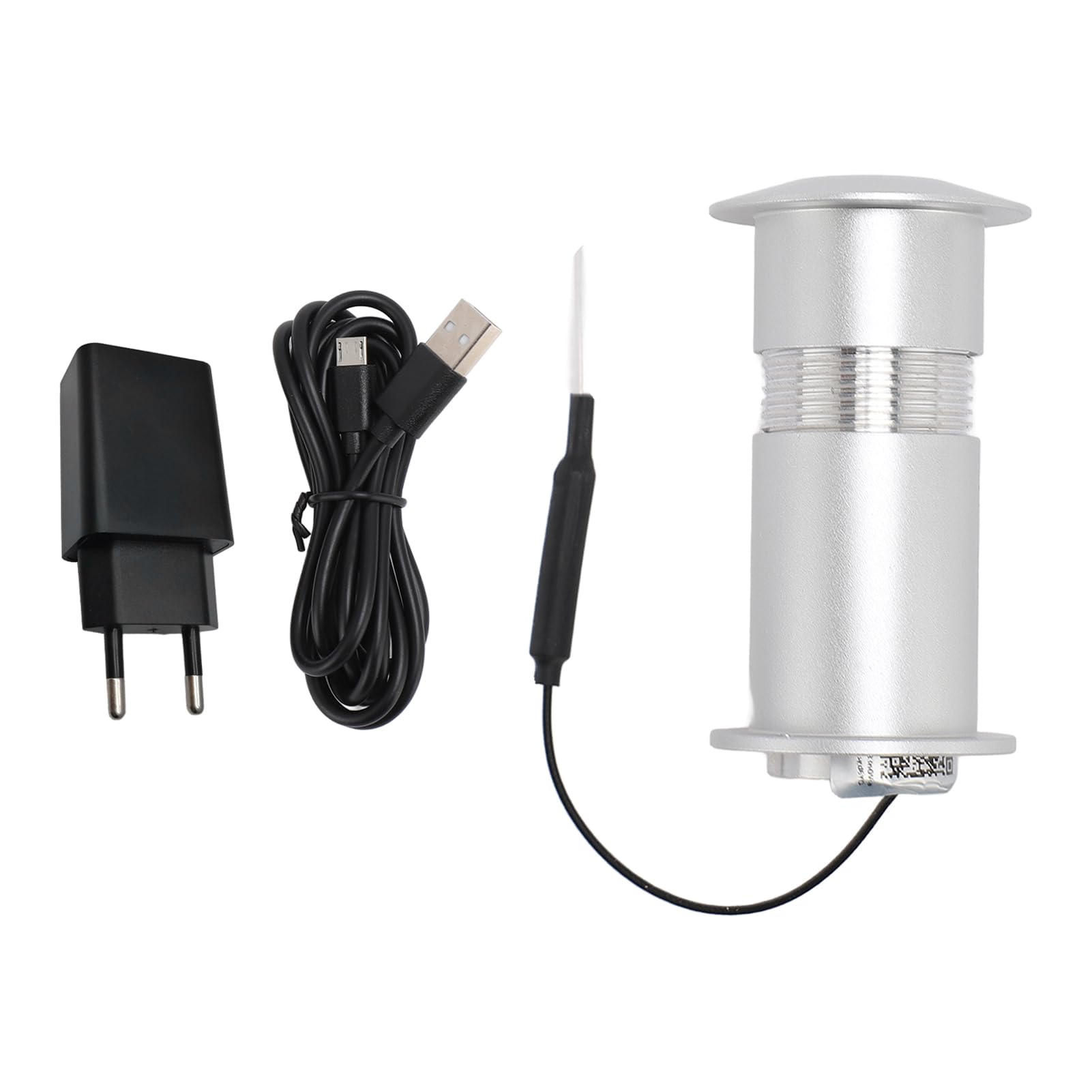 Telecamera Spioncino per Porta con Controllo APP TUYA, SILVER