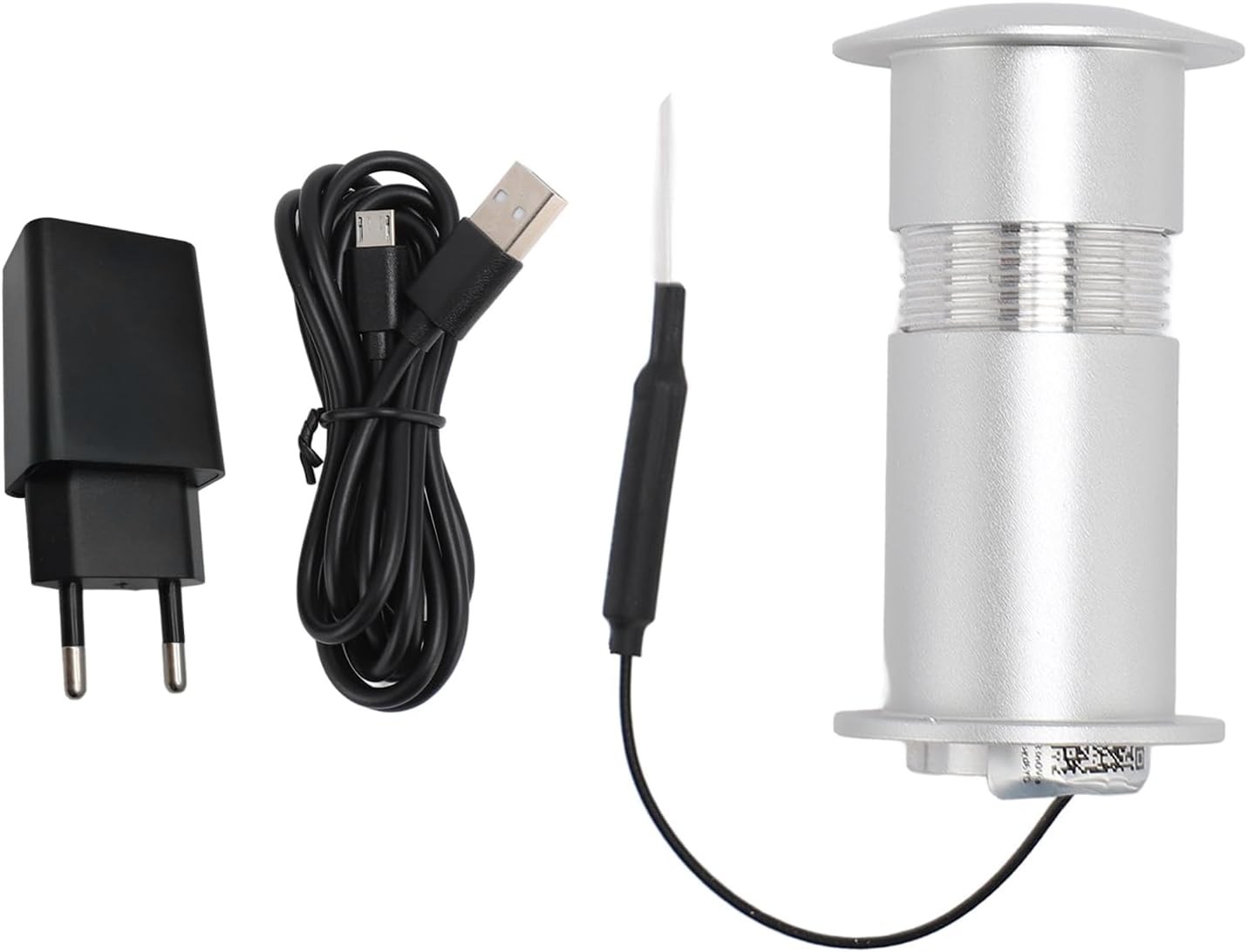 Telecamera Spioncino per Porta con Controllo APP TUYA, SILVER - immagine 1