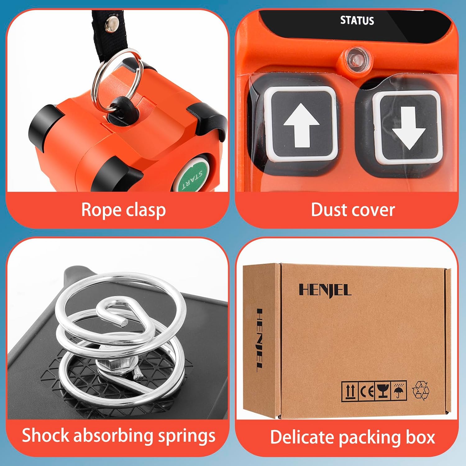 Telecomando Industriale Gru Wireless 6 Bottoni - immagine 5