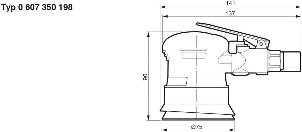 Bosch Professional Levigatrice Rotoorbitale Pneumatica - immagine 2