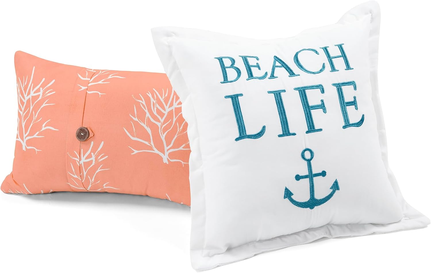 Lush Decor Set Biancheria Letto King Size 7 Pezzi - immagine 6