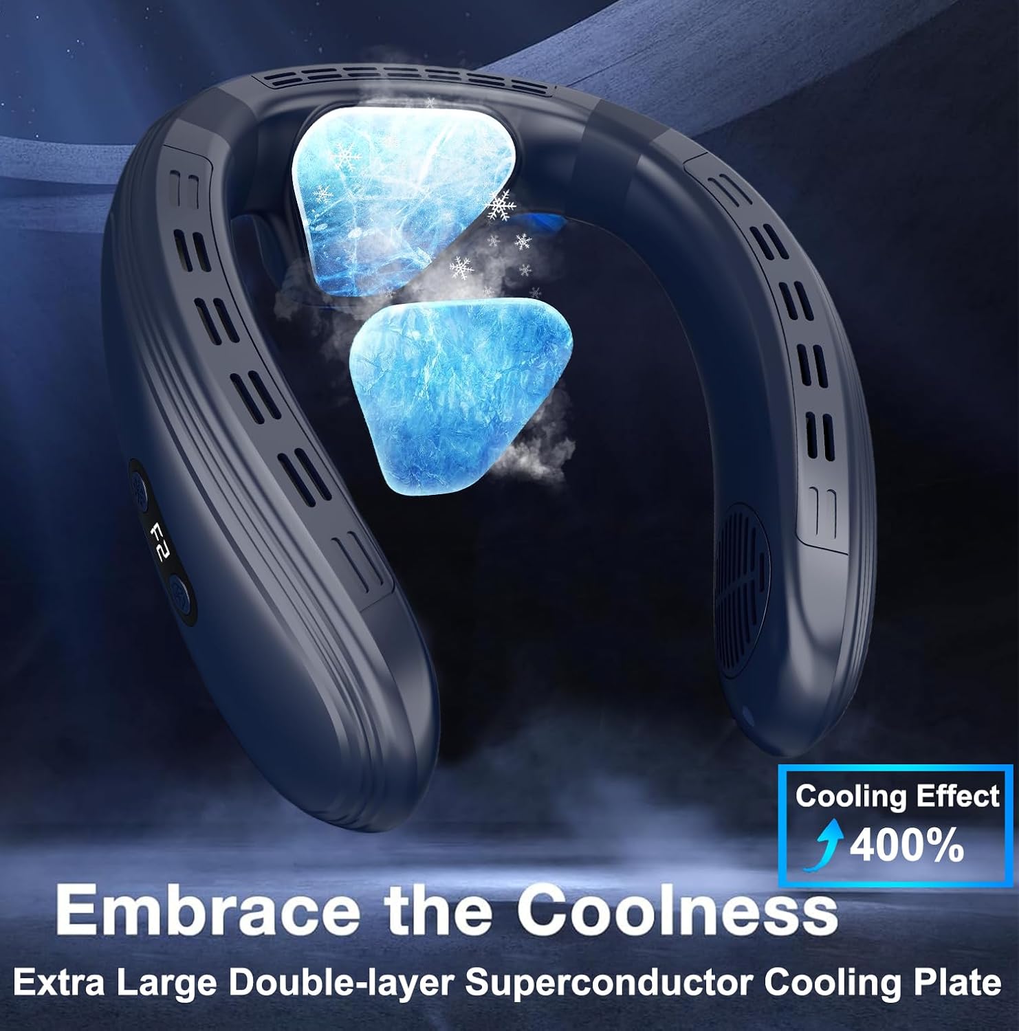 Mini Ventilatore da Collo Portatile 6000mAh - immagine 2