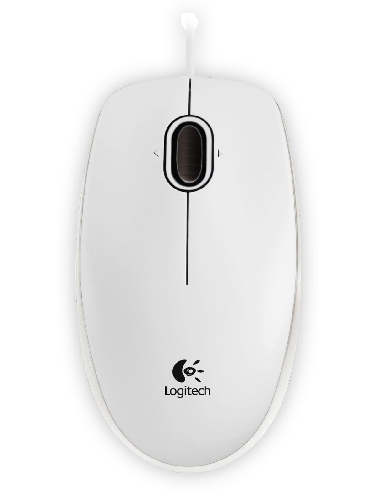 Logitech B100 Mouse USB Cablato Ottico, Bianco