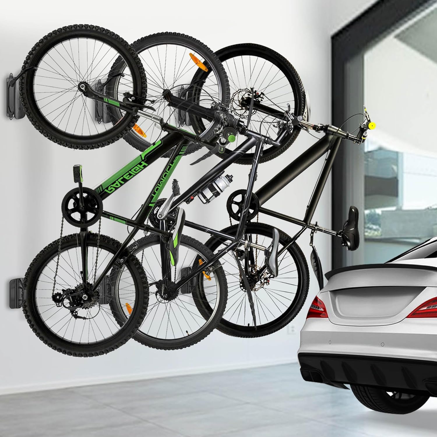 Mimoke Supporto da Parete Girevole per Bicicletta (3 pz) - immagine 2