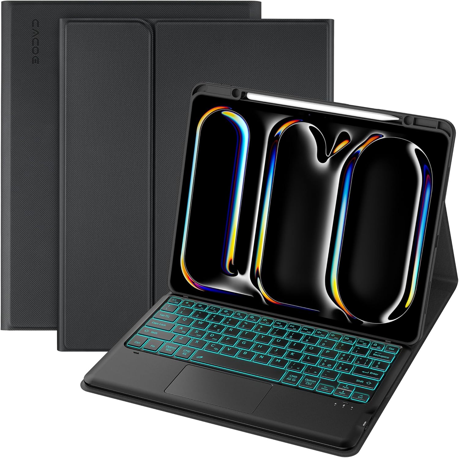 Cacoe Custodia Tastiera con Touchpad per iPad Pro 13" M4 - immagine 1