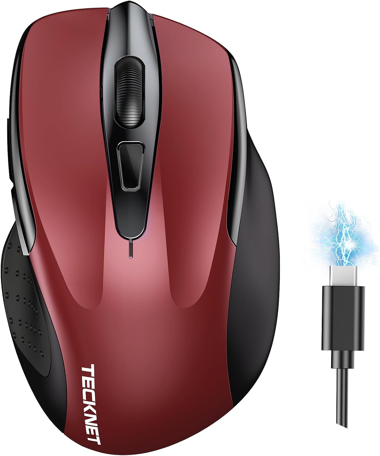 Tecknet Mouse Bluetooth Ricaricabile Multi-dispositivo - immagine 1