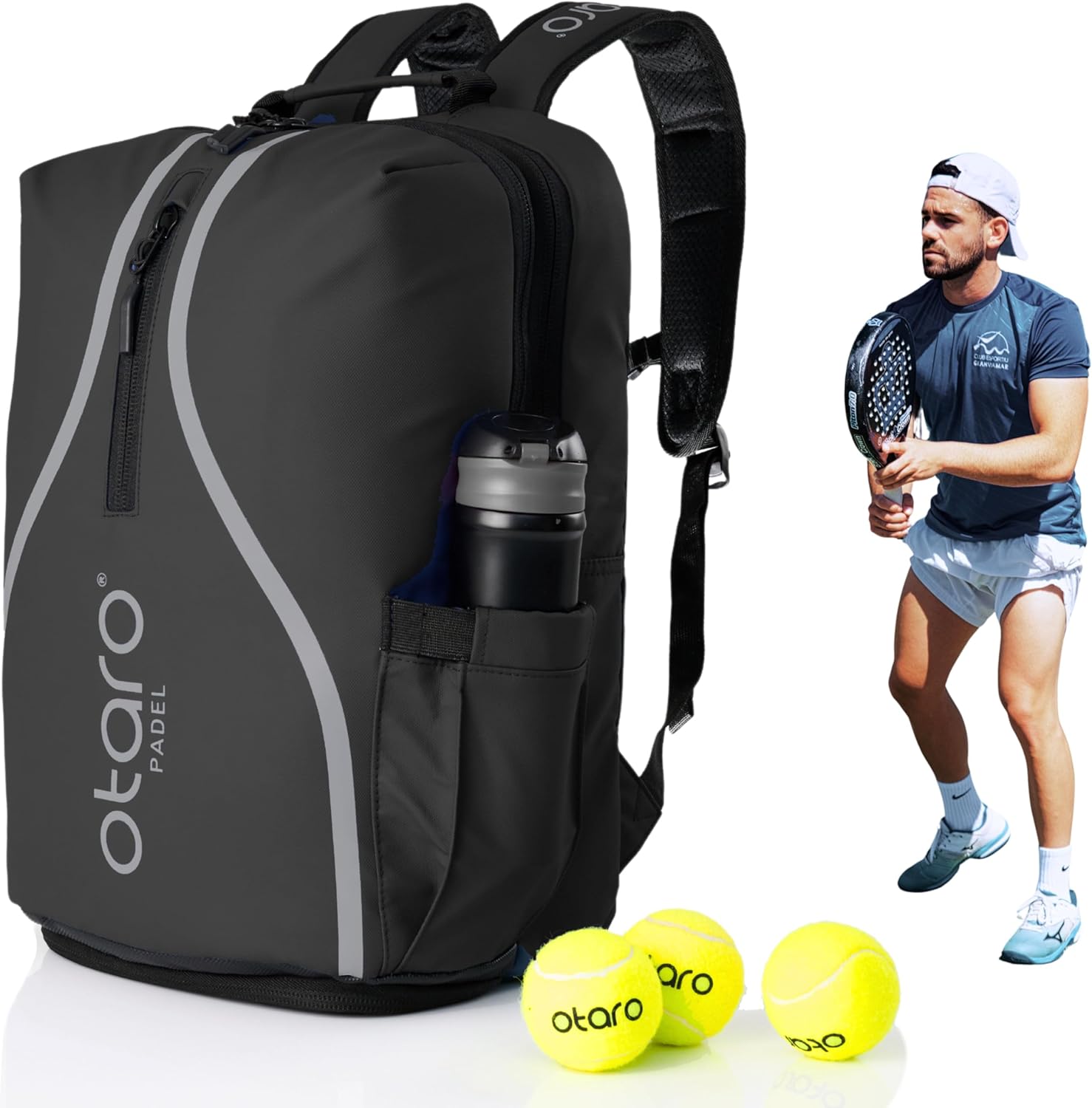 Otaro Borsa Padel 35L per 2 Racchette - immagine 1