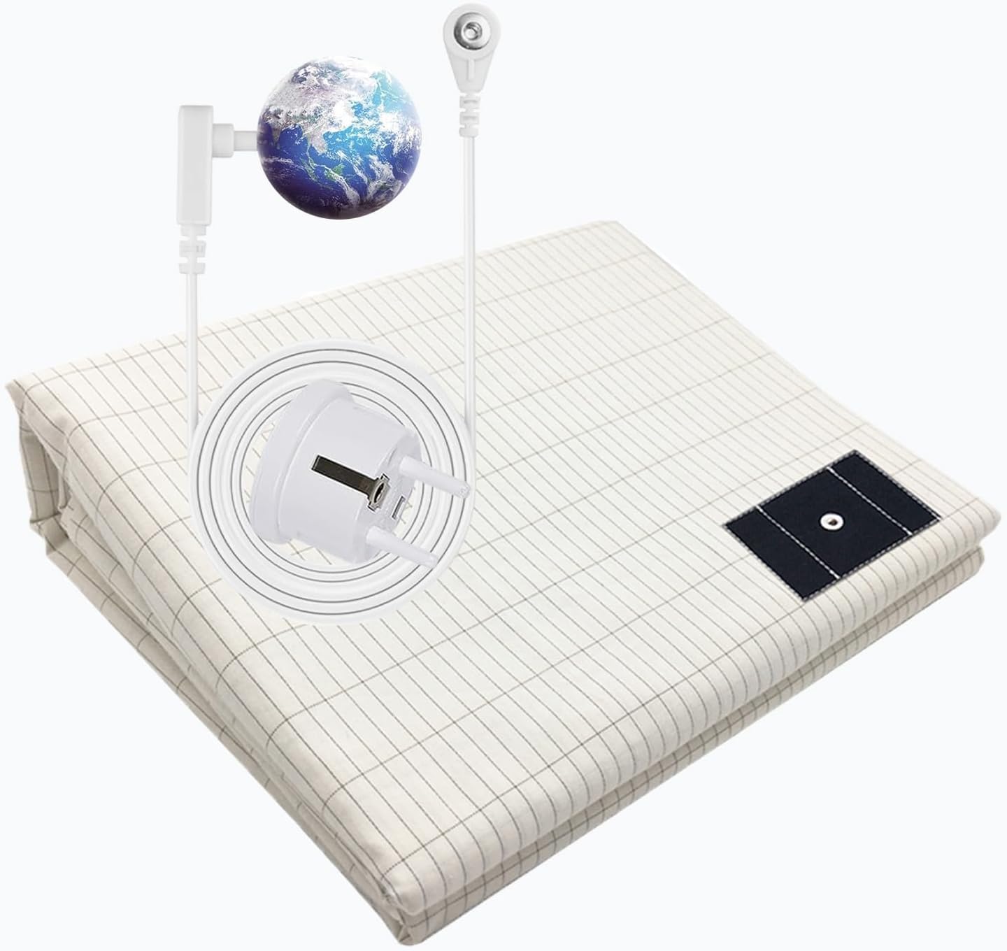 RIQINXIN Tappetino di Messa a Terra 150x200cm, Beige - immagine 1