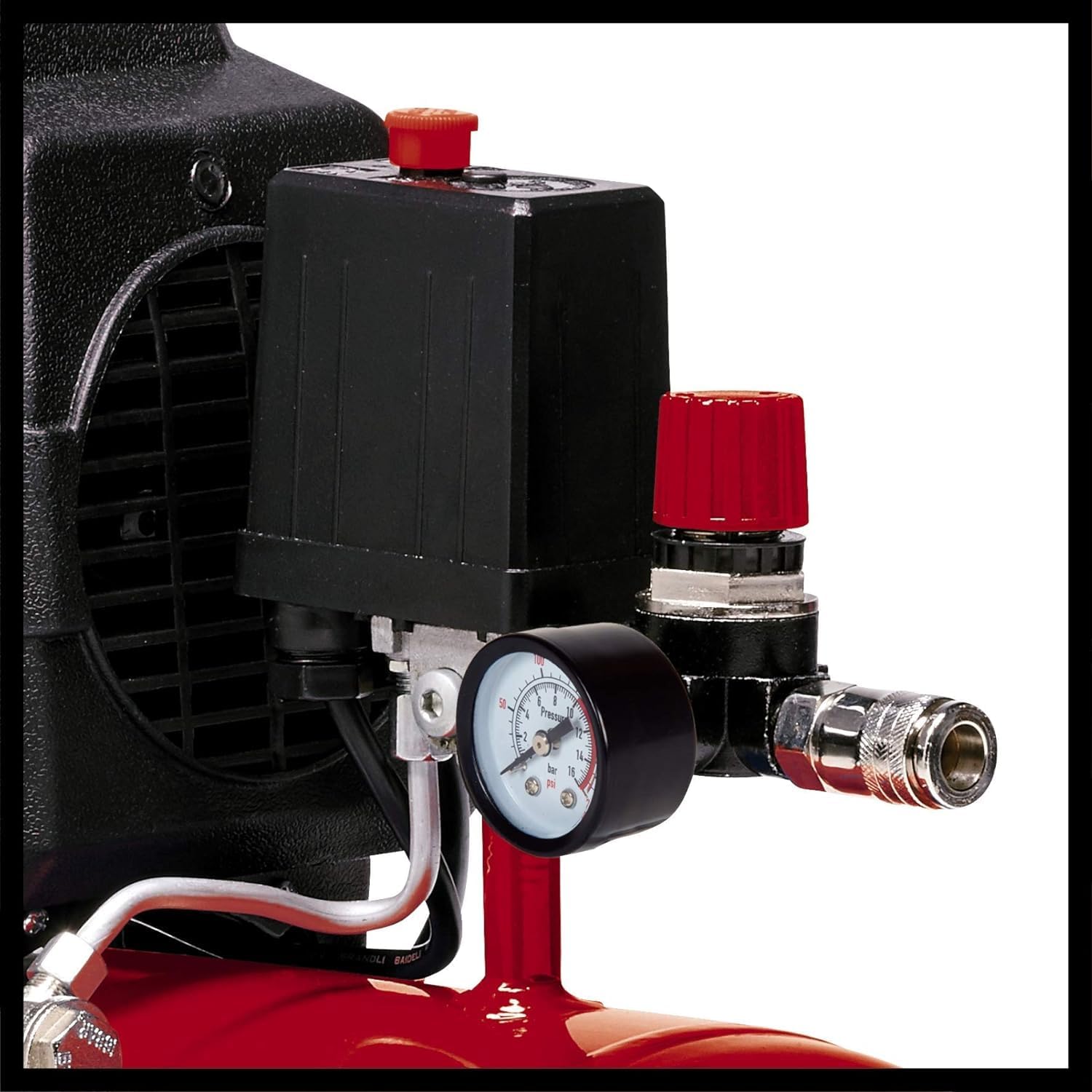 Einhell TC-AC 190/24/8 Compressore Ad Aria 24L, Rosso - immagine 5