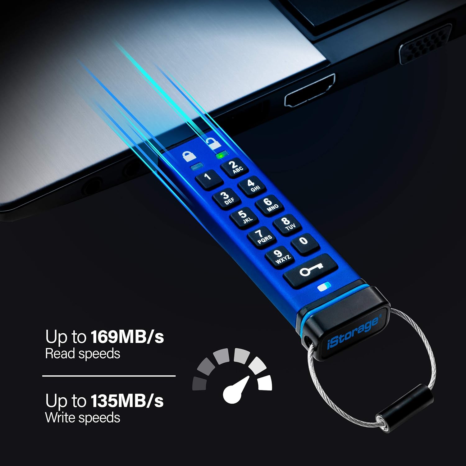 Istorage datAshur PRO 4GB - Unità Flash USB Crittografata - immagine 5