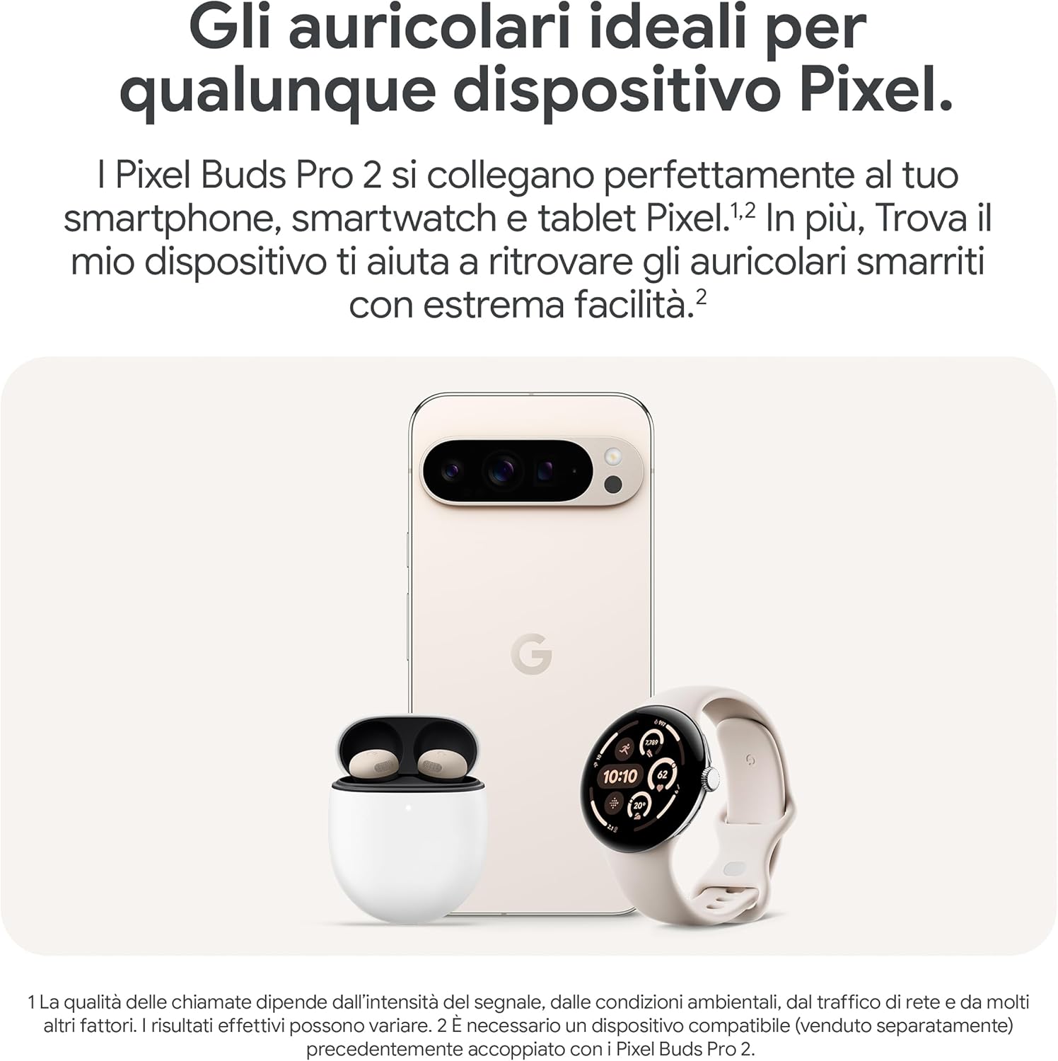Google Pixel Buds Pro 2 - Auricolari Wireless ANC, Grigio Creta - immagine 5
