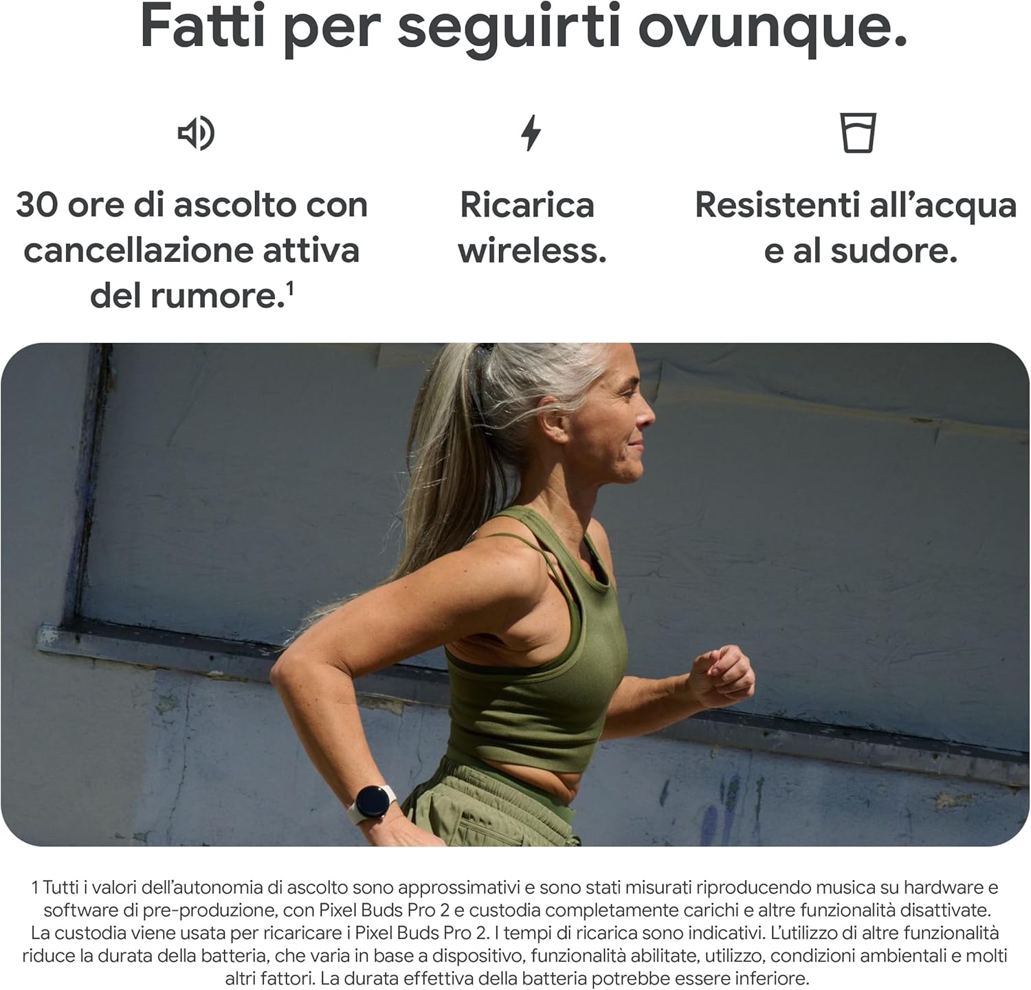 Google Pixel Buds Pro 2 - Auricolari Wireless ANC, Grigio Creta - immagine 8