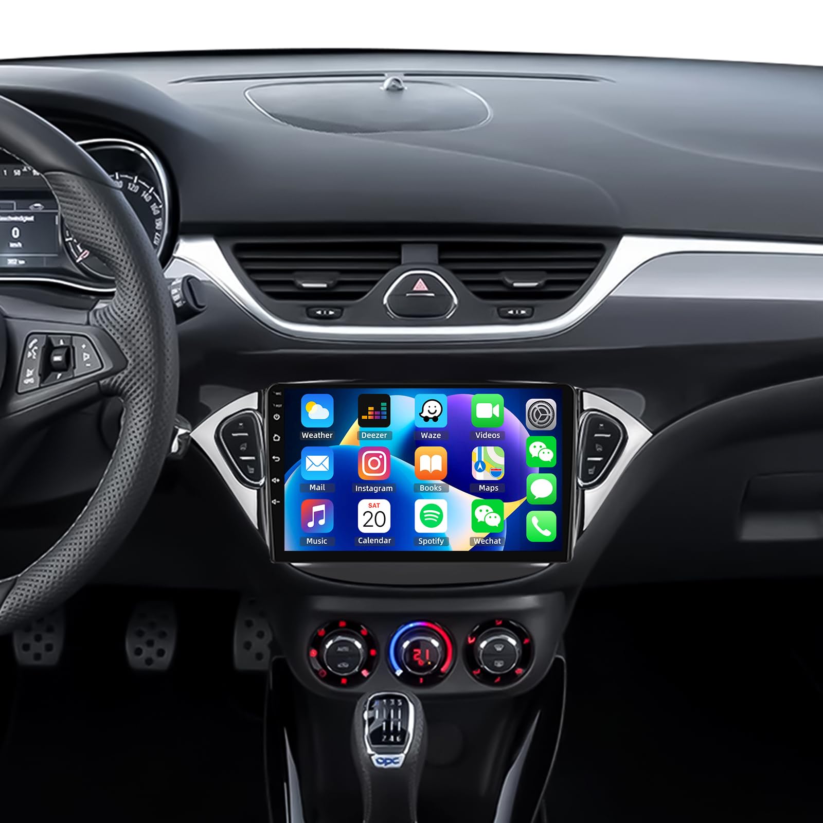 Sixwin Android 13 Autoradio 9" per Opel Corsa/Adam