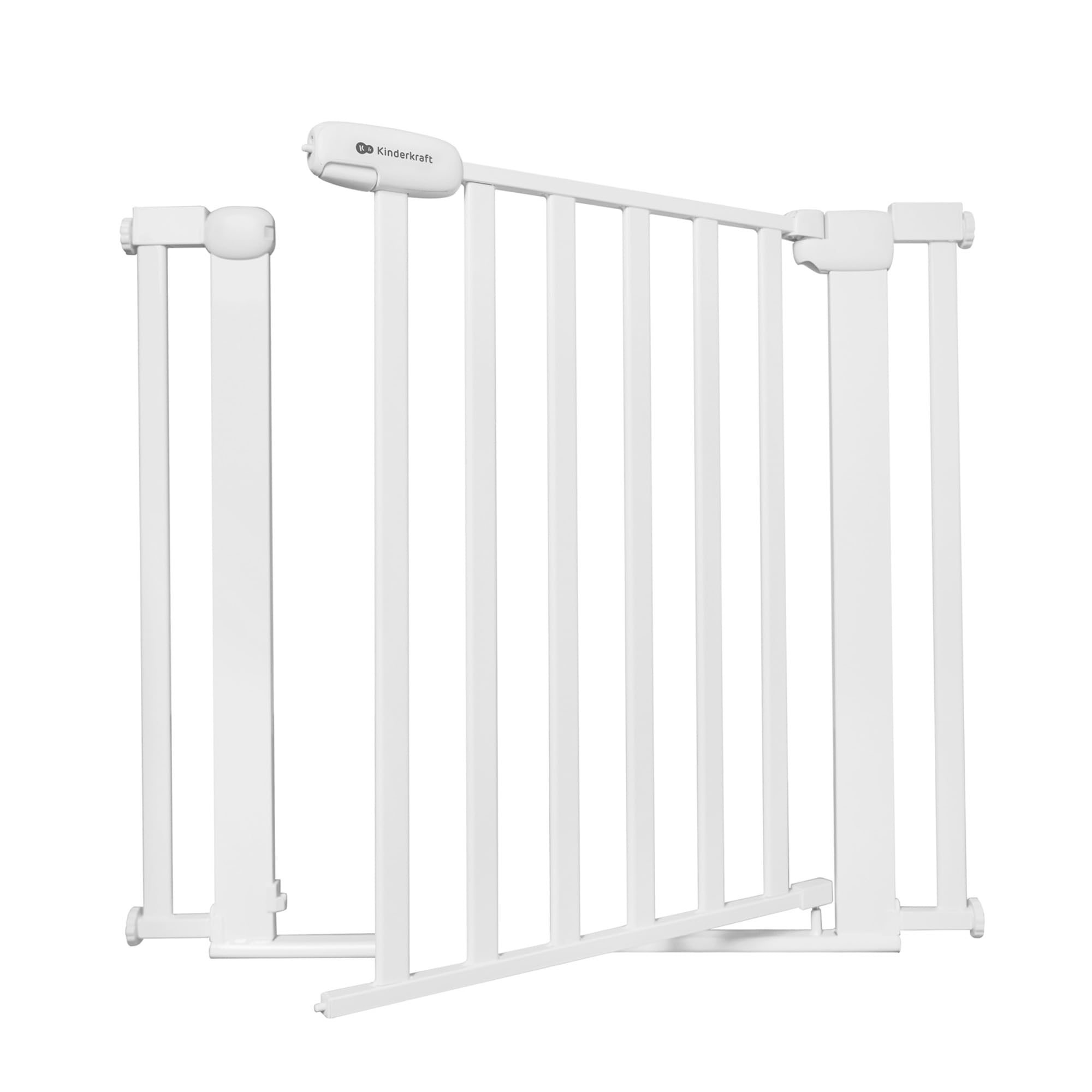 Kinderkraft LOCK&GO - Cancelletto di Sicurezza 75-103 cm, Bianco