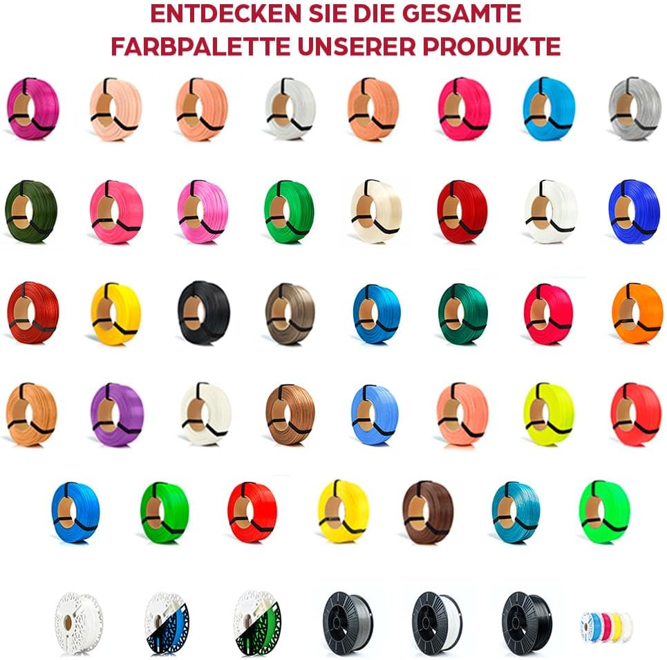 ROSA 3D PLA Starter Filamenti 1,75 mm, Bianco 3kg - immagine 2