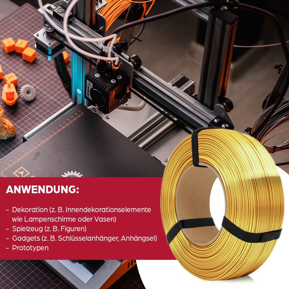 ROSA 3D PLA Starter Filamenti 1,75 mm, Bianco 3kg - immagine 4