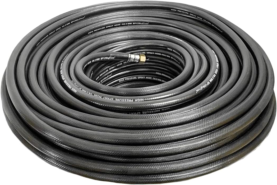 Bricoferr Tubo per spruzzatore 50 m nero