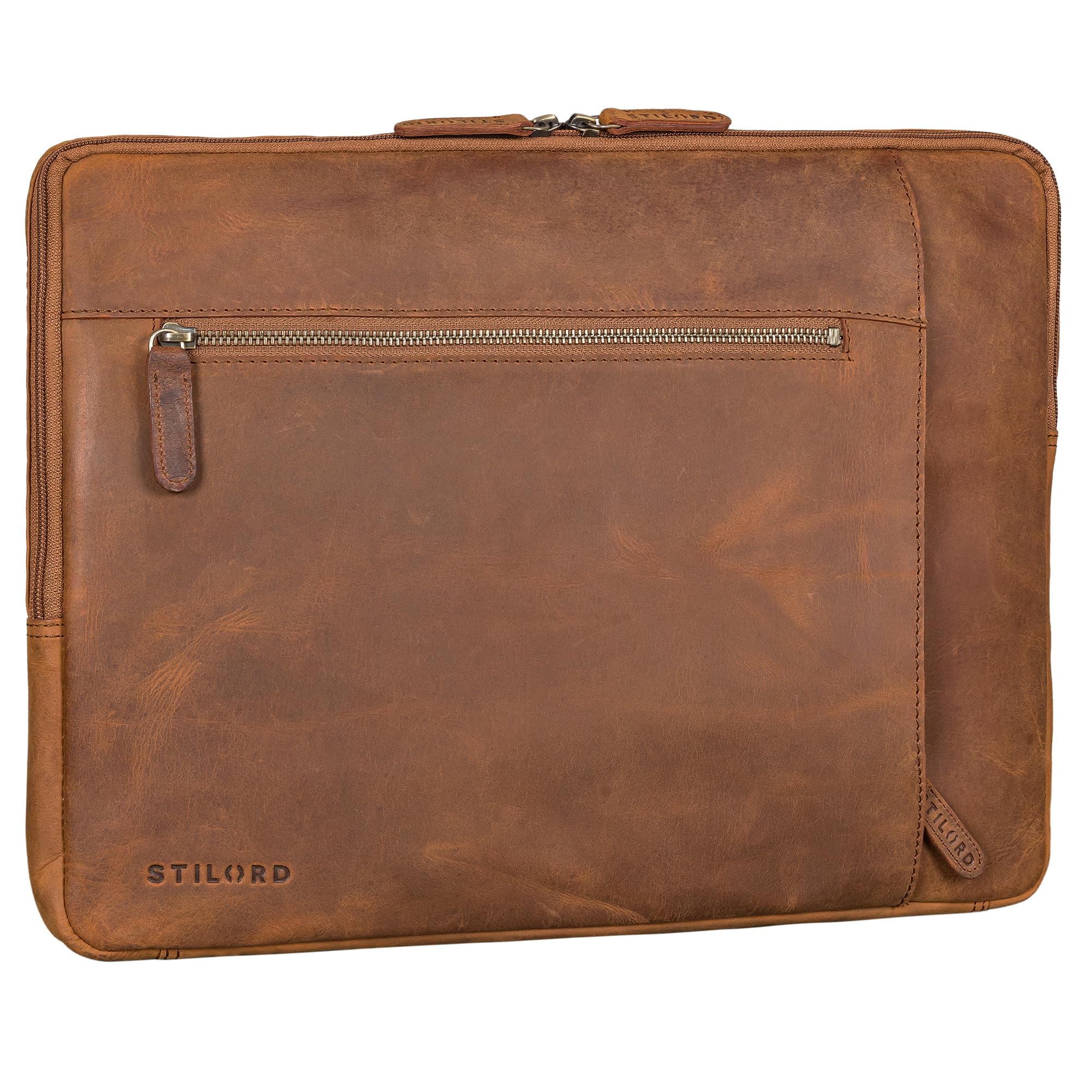 STILORD 'Jupiter' Custodia Laptop 17 Pollici in Pelle