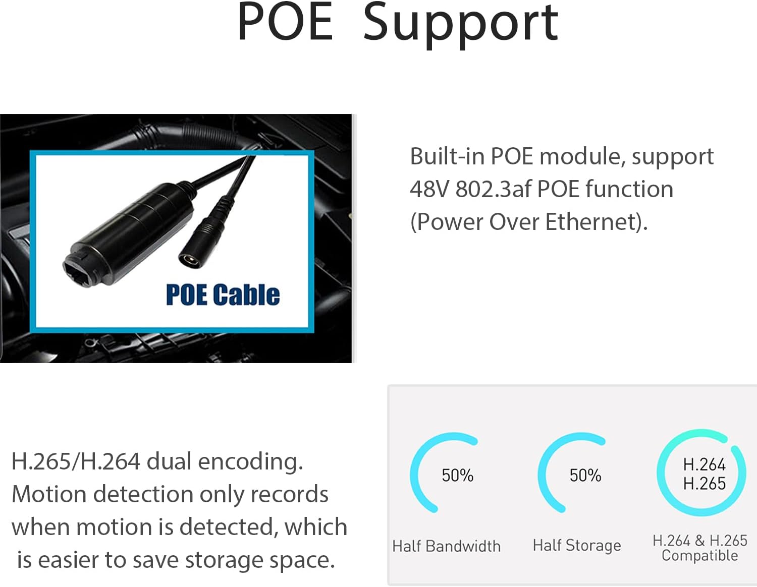 Revodata Mini Telecamera IP POE con Microfono - immagine 5