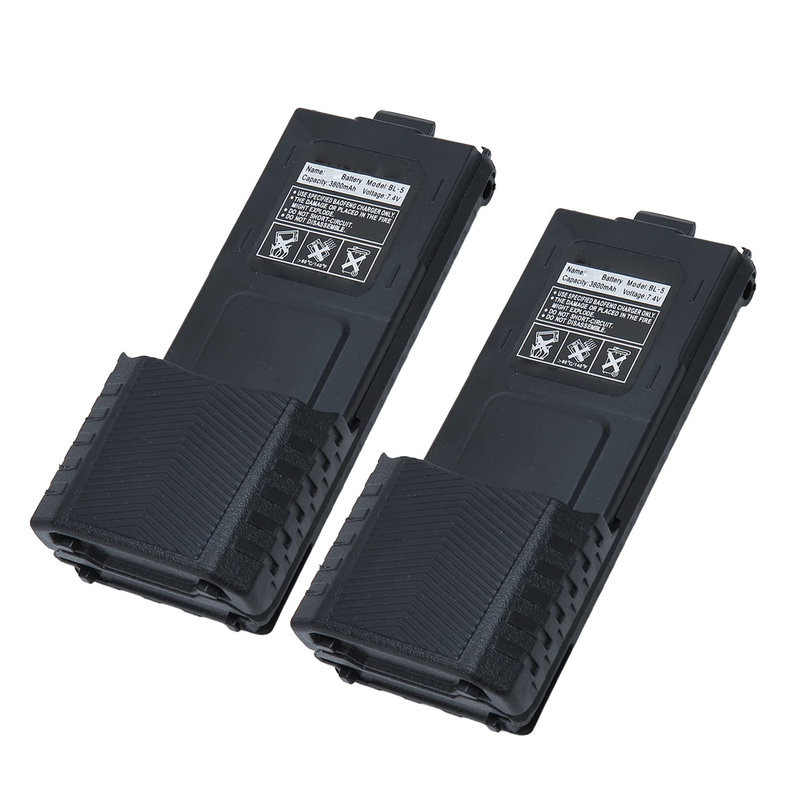 Batteria 7.4V 3800mAh per Walkie Talkie UV-5R e Simili (2 pz)