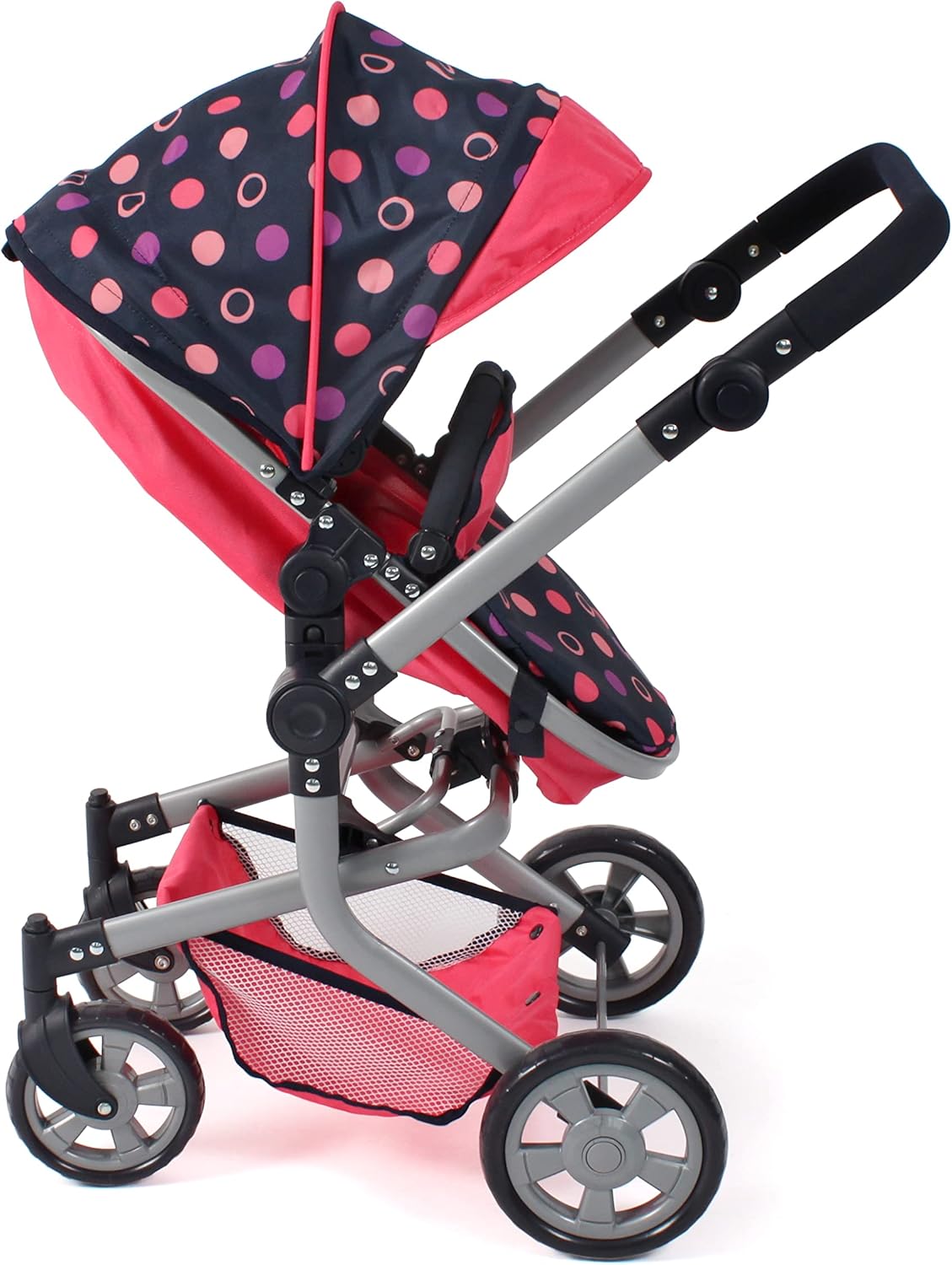 Bayer Chic 2000 - Passeggino Bambole Mika 2 in 1, Corallo - immagine 4