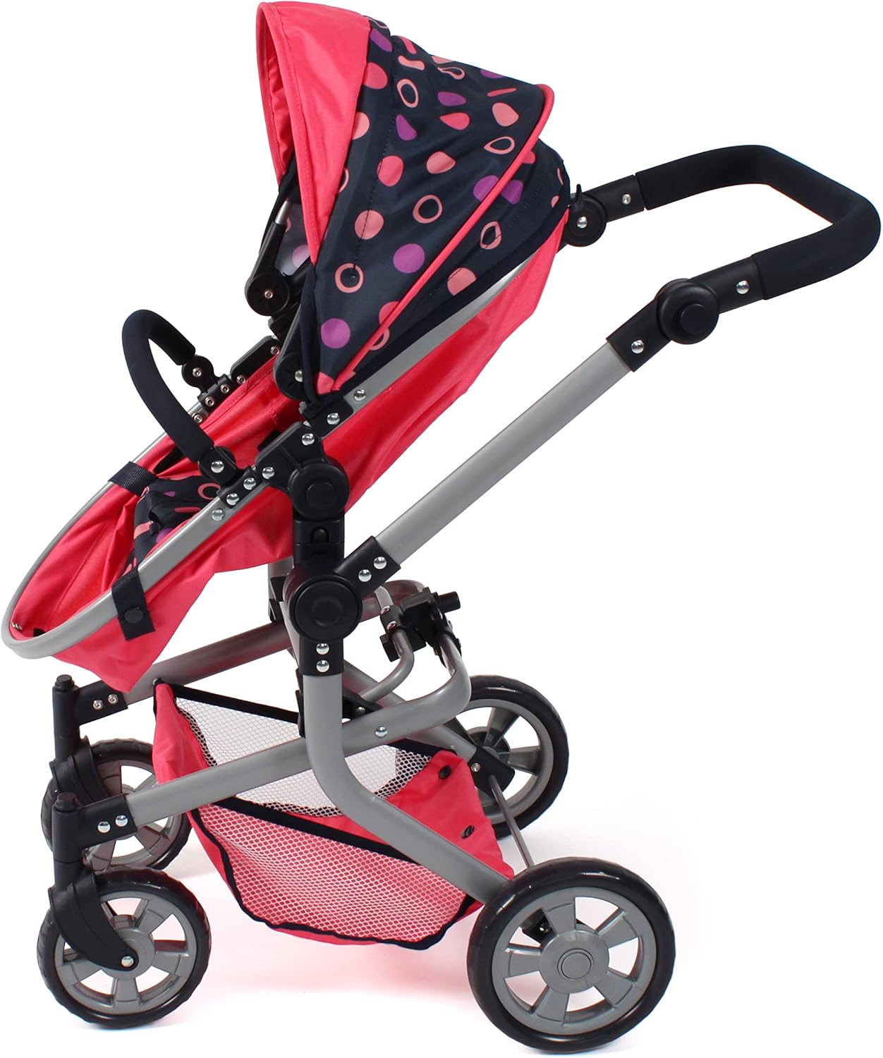 Bayer Chic 2000 - Passeggino Bambole Mika 2 in 1, Corallo - immagine 7