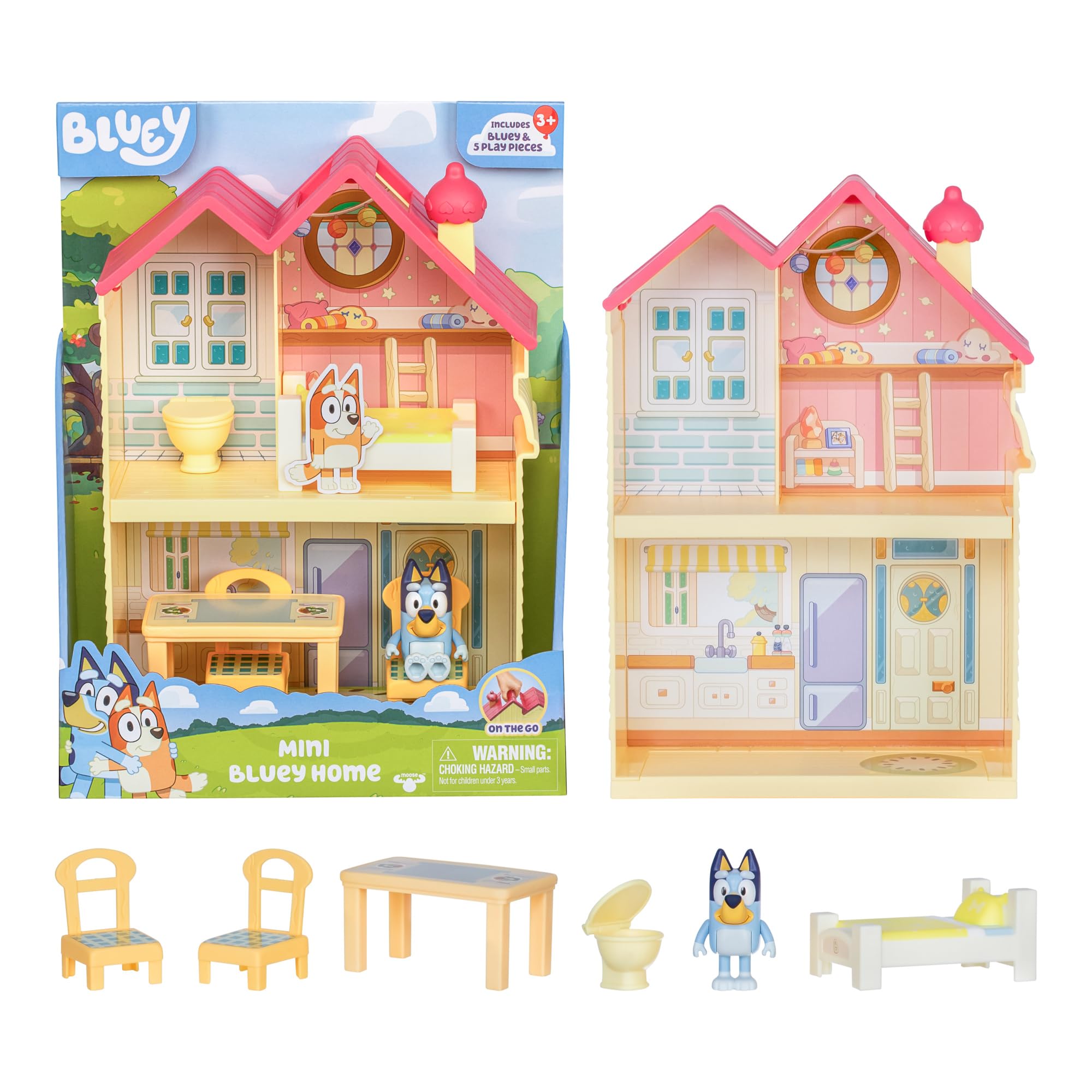 BLUEY Set di Gioco Piccola Casa Compatta