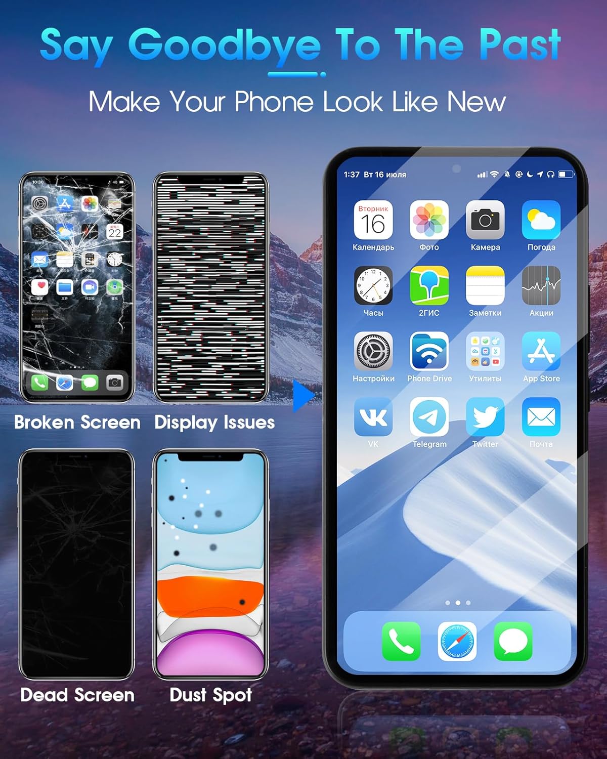 OLED Schermo per Samsung Galaxy A54 5G 2023 LCD Display - immagine 5