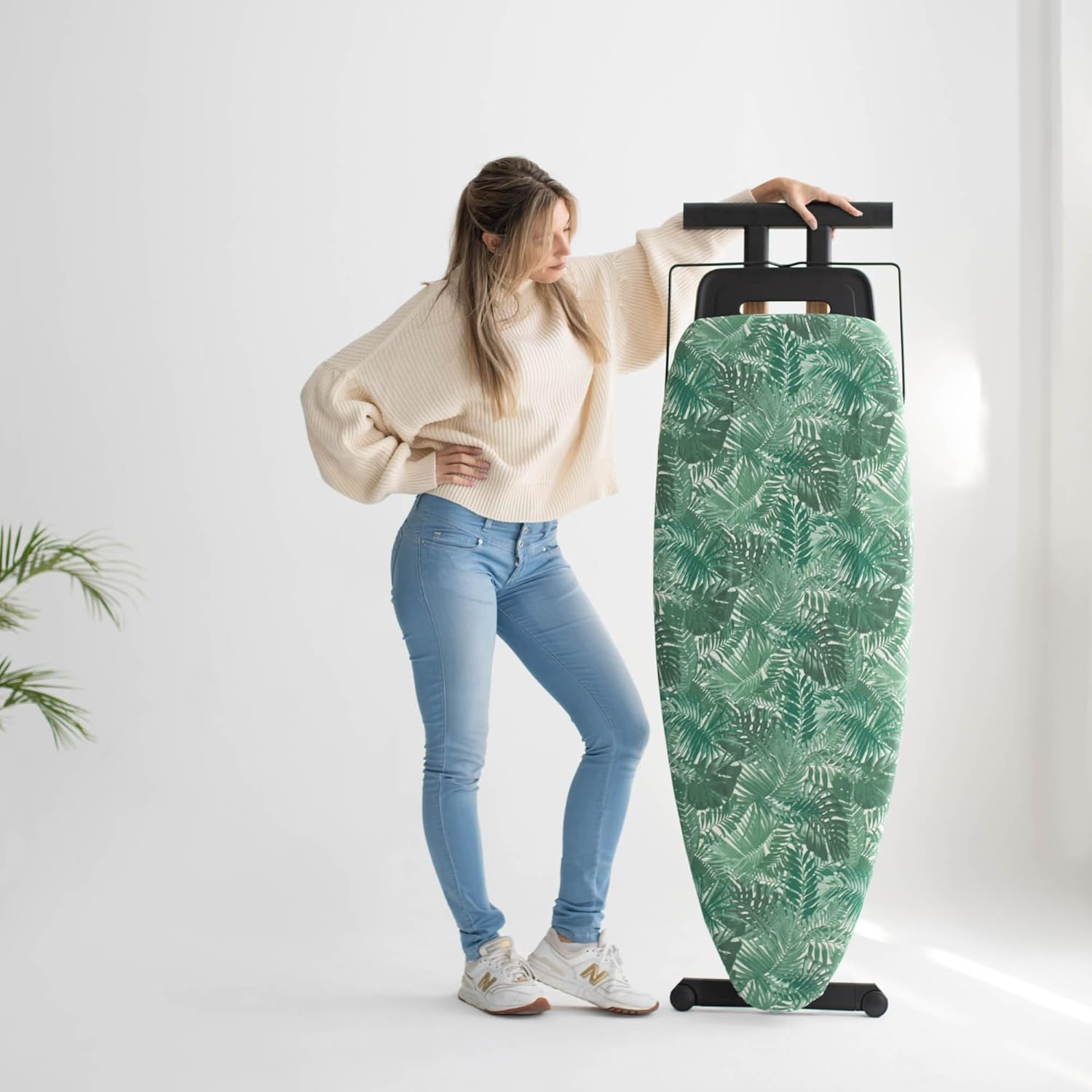 Asse da stiro GoldWoodVIP 130x47 cm, Altezza 98 cm - immagine 2